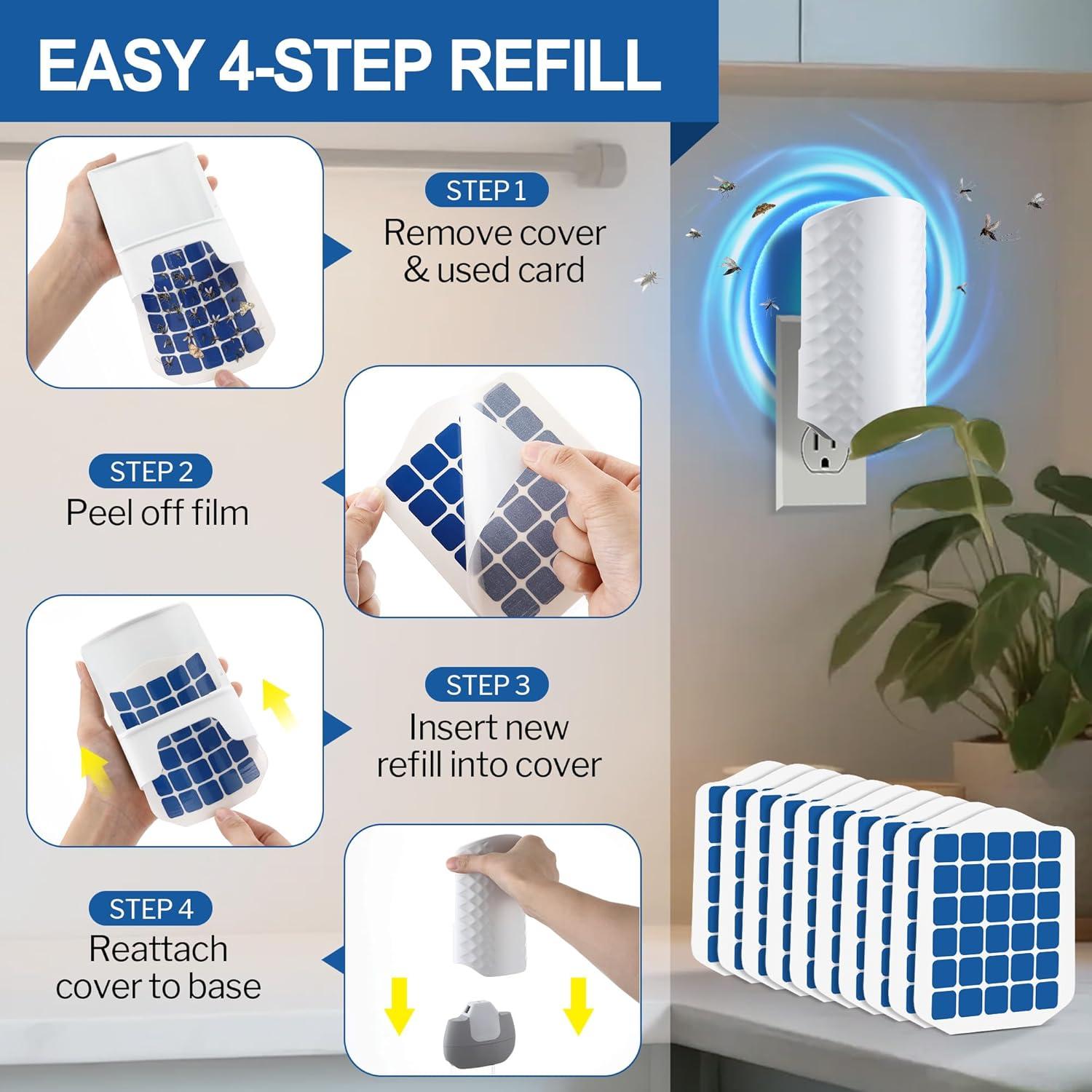 Recargas Adhesivas Qualirey 30 para Trampa WowCatch N386E