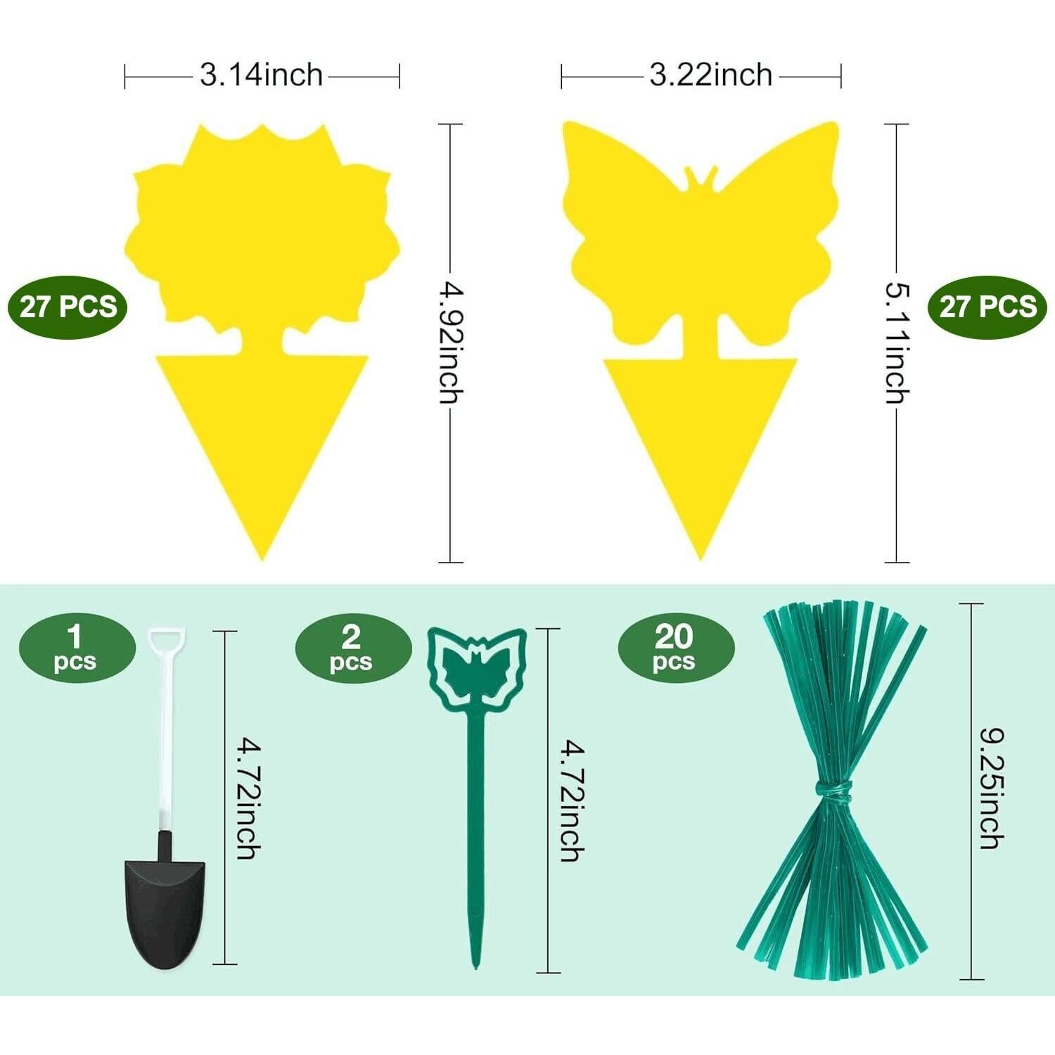 54 Trampas Adhesivas para Moscas de Fruta Stingmon - Efectivas y Seguras