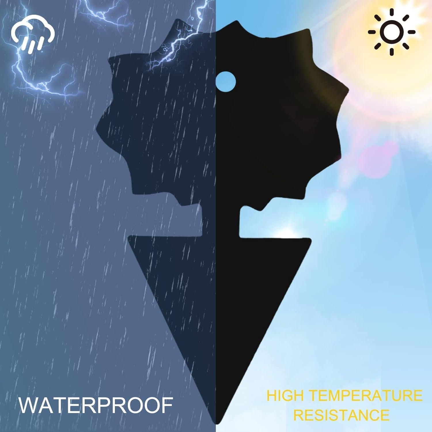 Trampa Adhesiva USKICH para Moscas y Mosquitos - 24 Pzs Negros