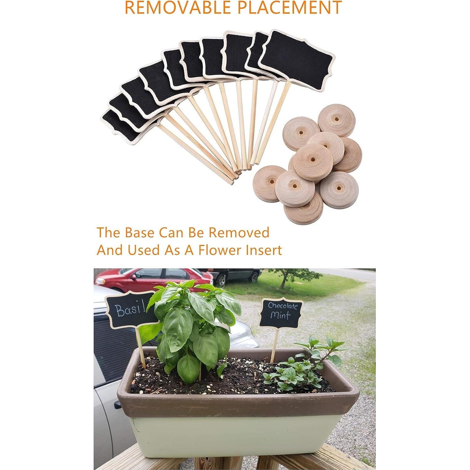 20 Mini Carteles de Tiza de Madera YZ&LIANGYUAN para Buffet