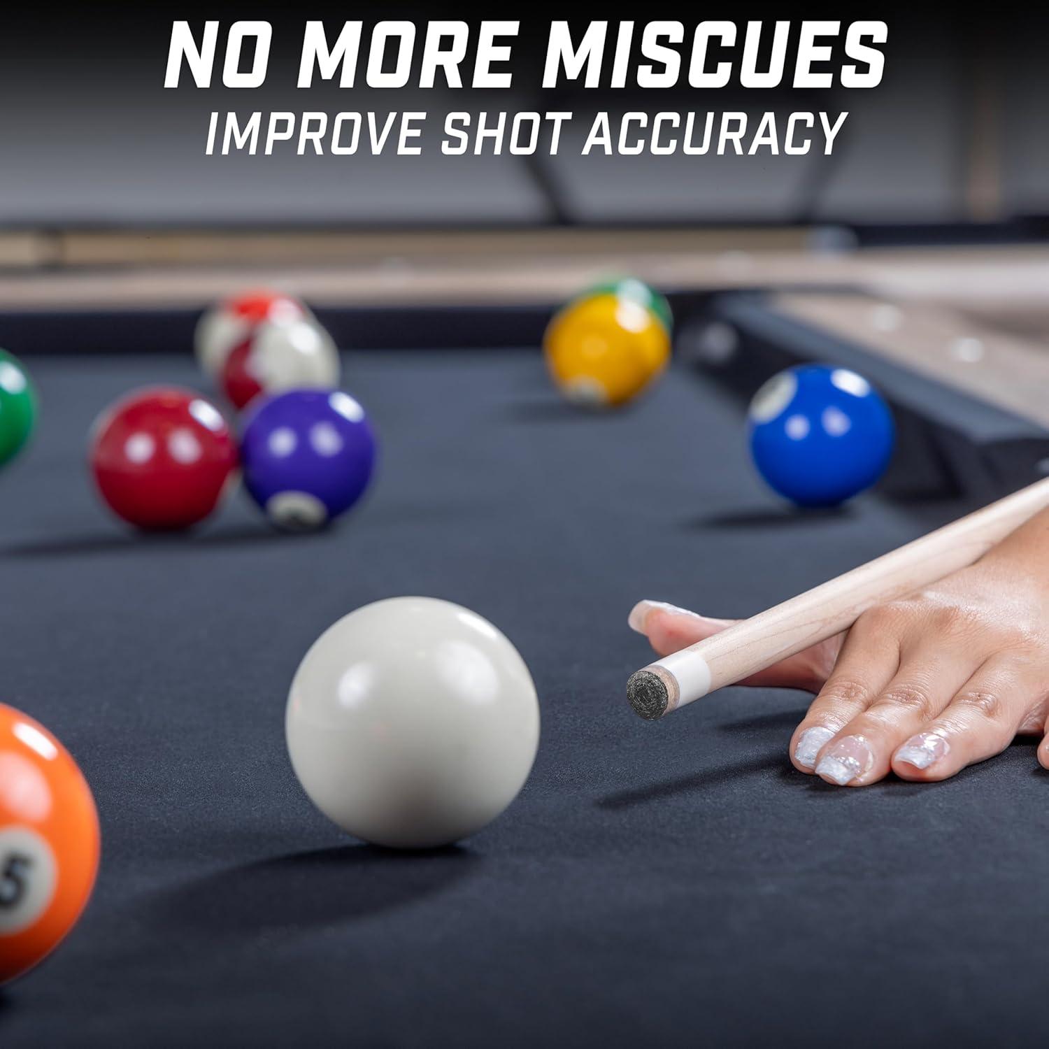 Cubo de Tiza para Taco de Billar GoSports 12 Pack - Negro