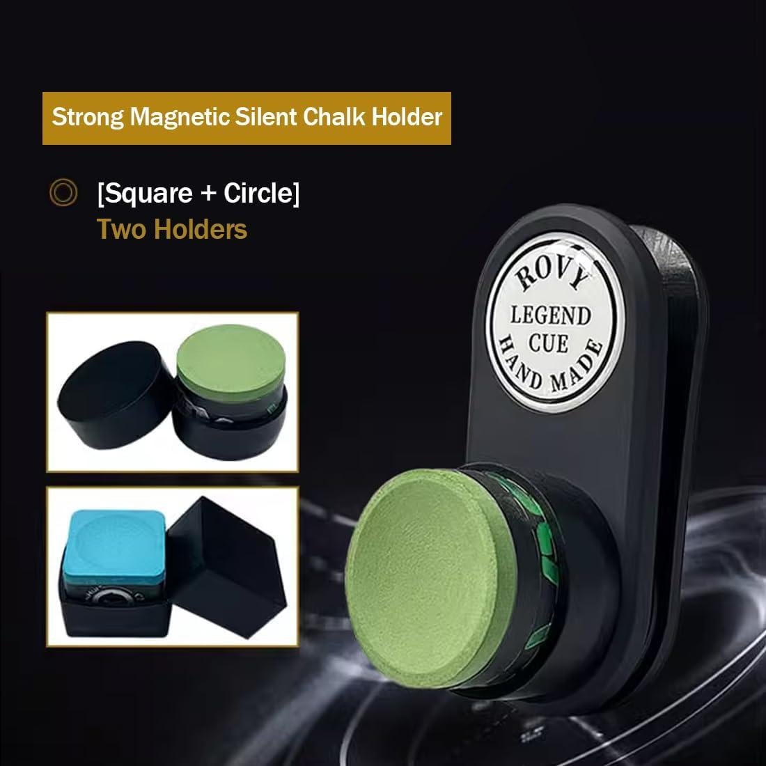 Soporte de Tiza Magnético de Silicona YEUEK para Billar