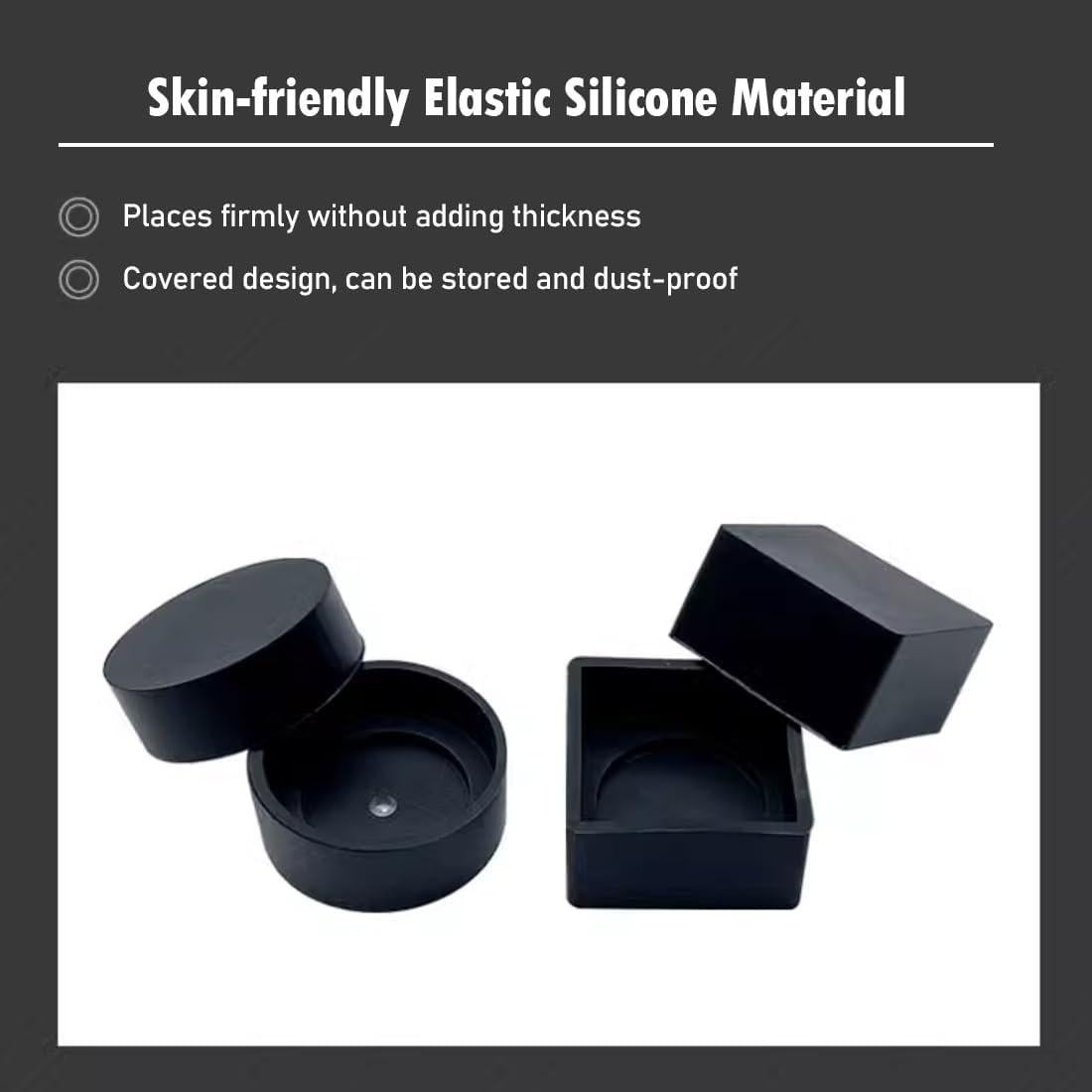 Soporte de Tiza Magnético de Silicona YEUEK para Billar