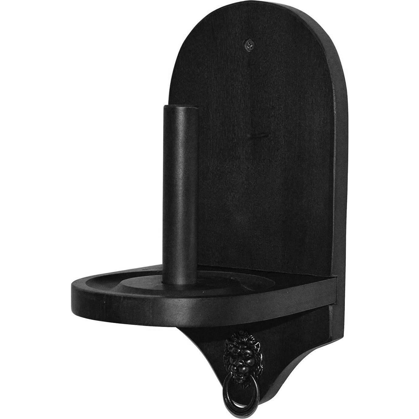 Soporte de Tiza en Cono Montado en Pared Hathaway Premier Negro