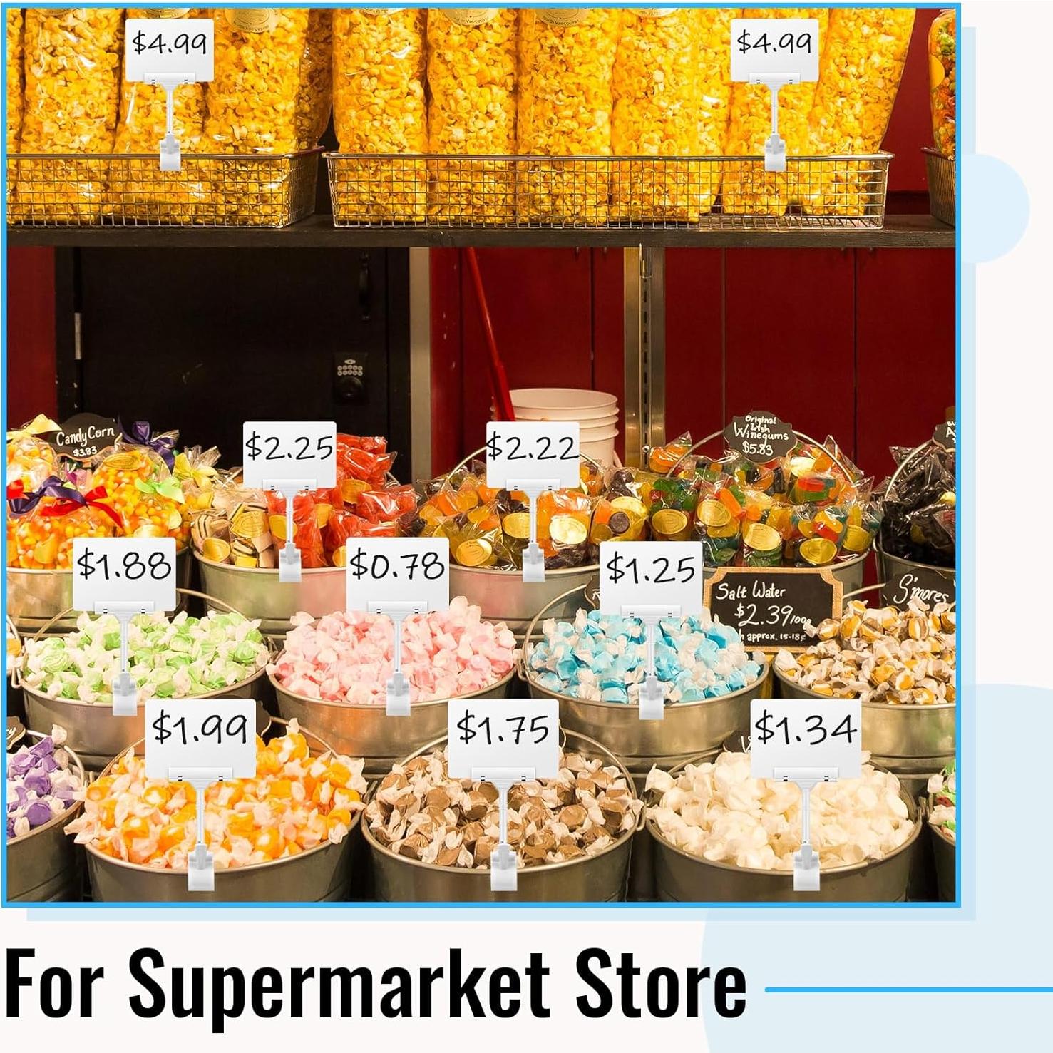 Soporte de Clip para Carteles de Pizarra DoubleFill - 30 Unidades