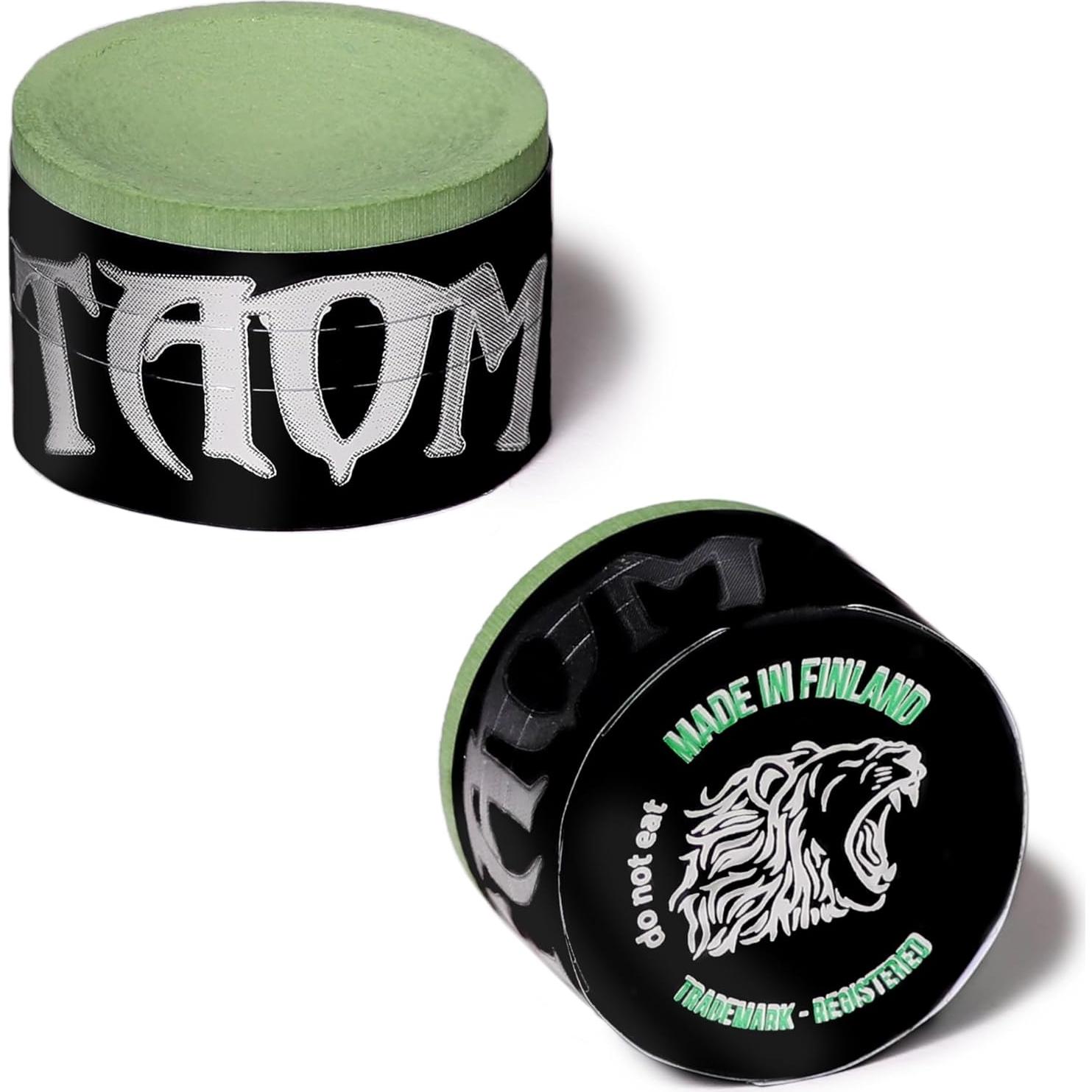 Tiza de Billar Taom V10 Verde con Soporte - Premium