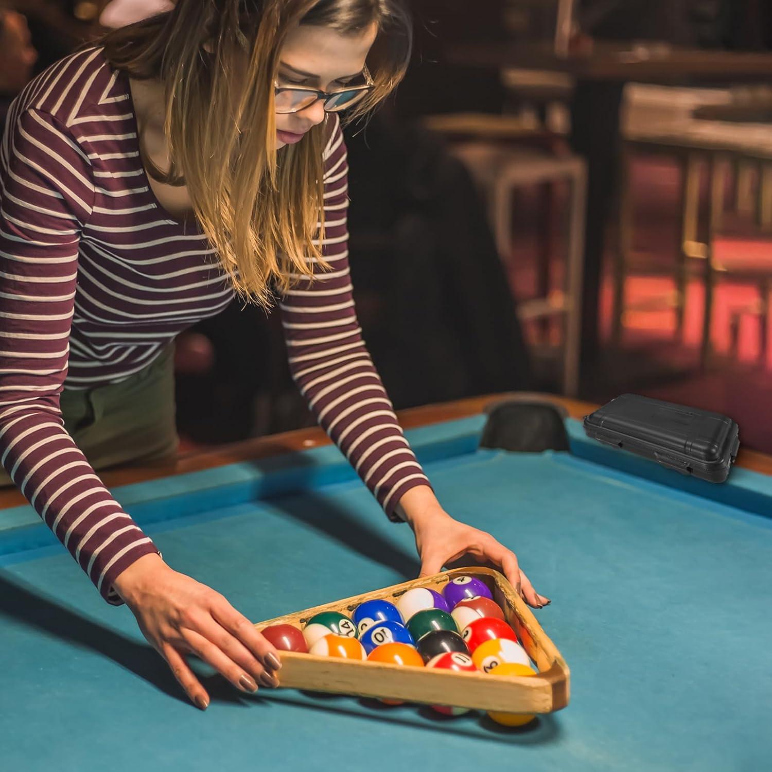 Bolsa de Almacenamiento para Accesorios de Billar PATIKIL 13x8cm