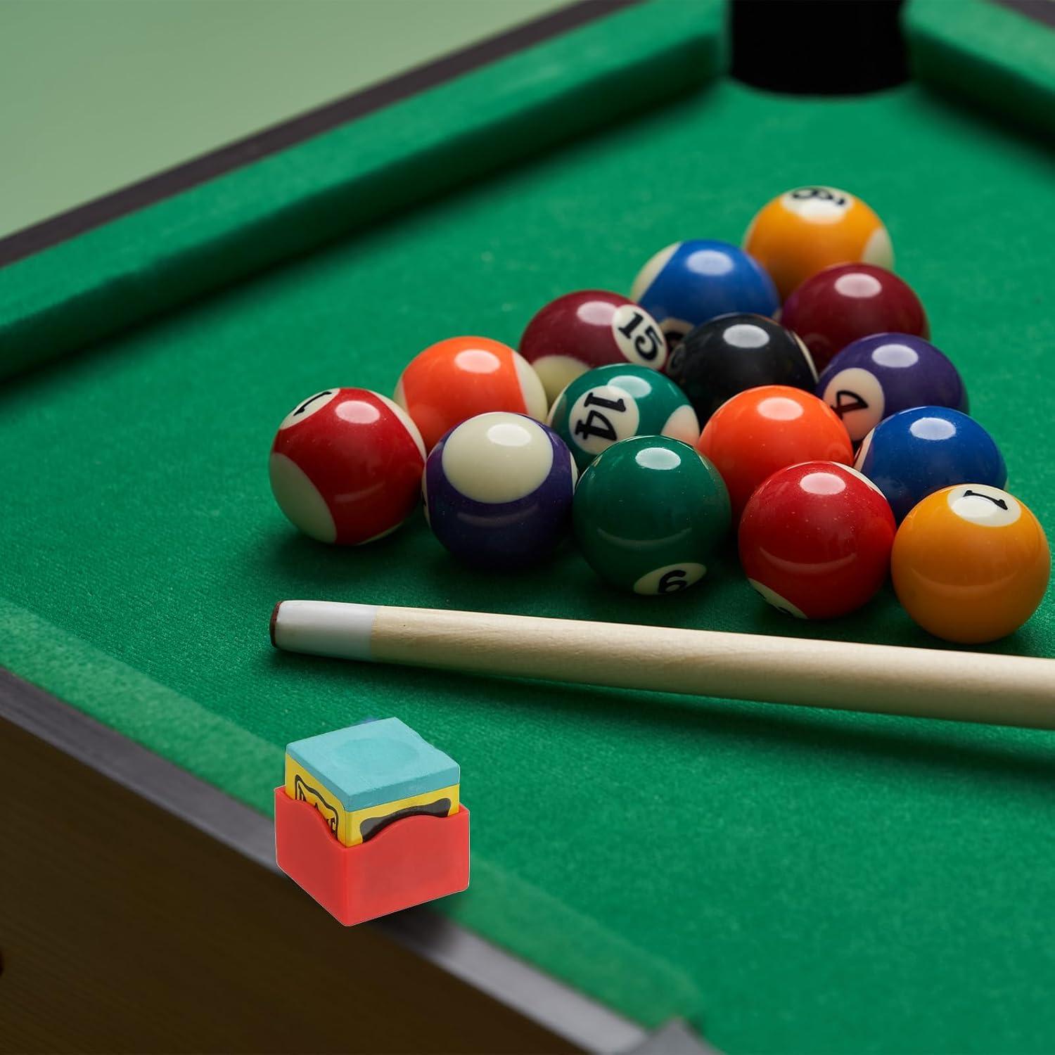 Soporte de Tiza para Billar PATIKIL Naranja Portátil