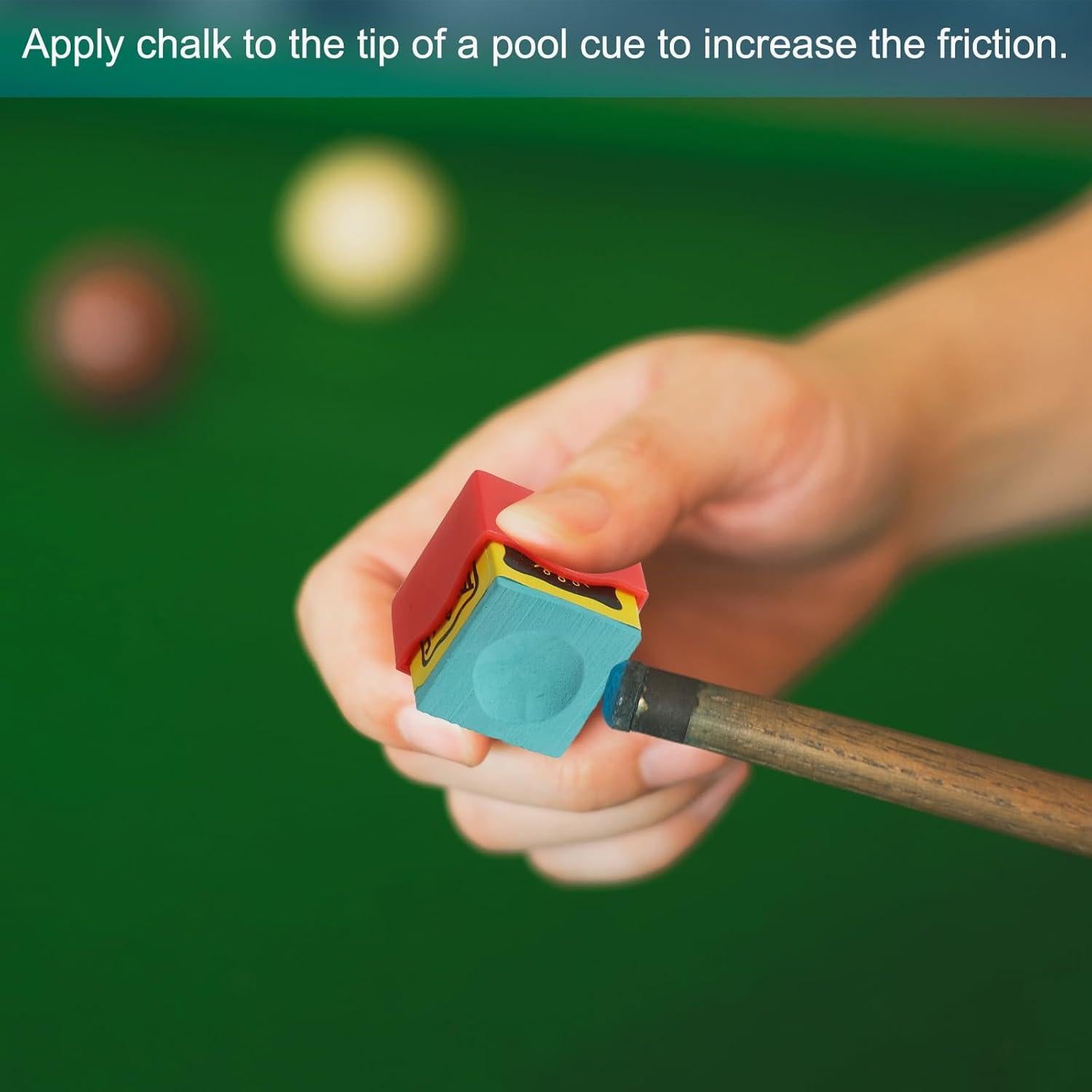 Soporte de Tiza para Billar PATIKIL Naranja Portátil