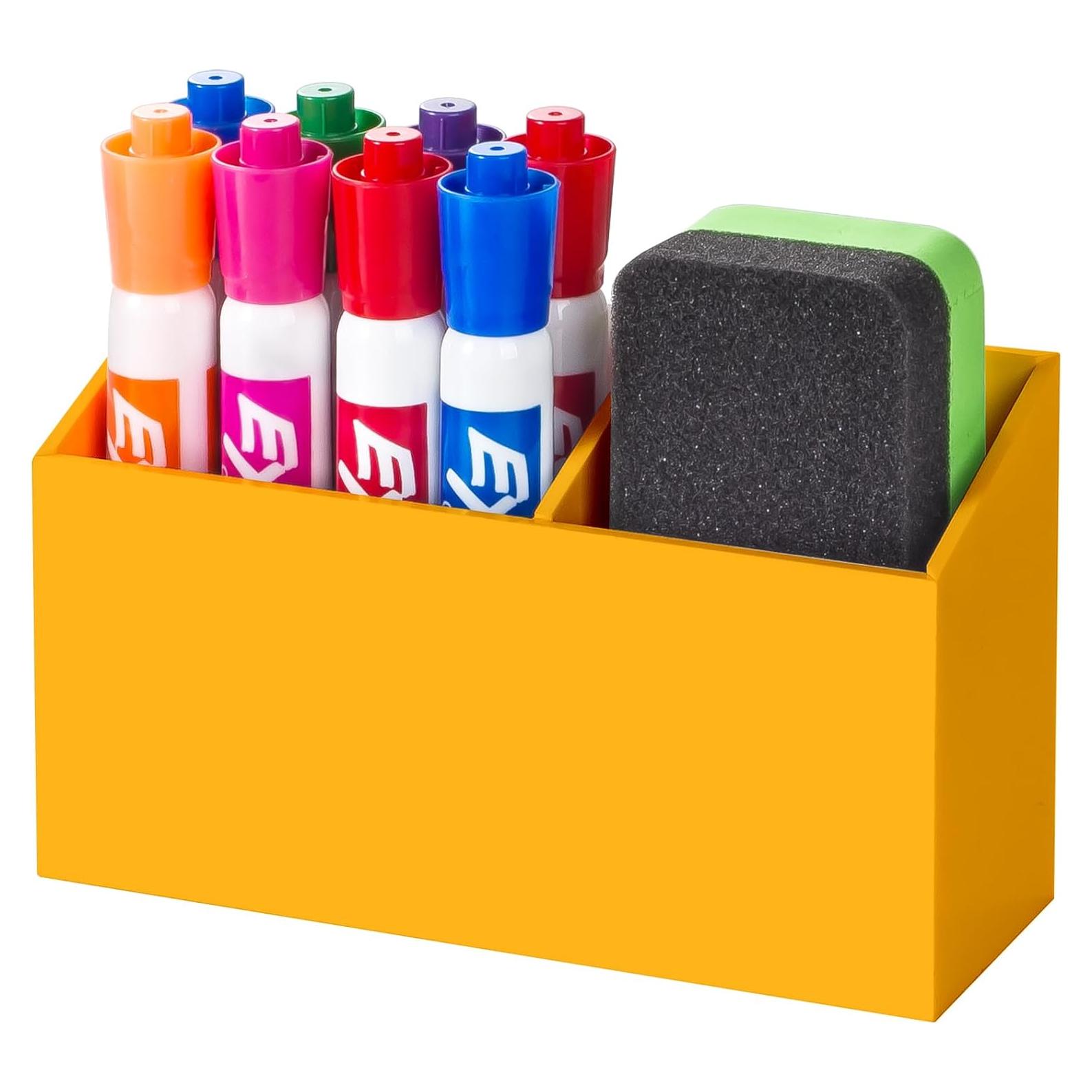 Soporte Magnético para Marcadores BEYGORM Naranja 15x8.9cm