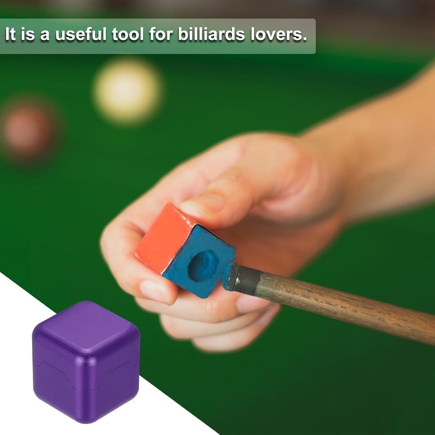 Soporte Magnético para Tiza de Billar PATIKIL Aluminio 3x3cm