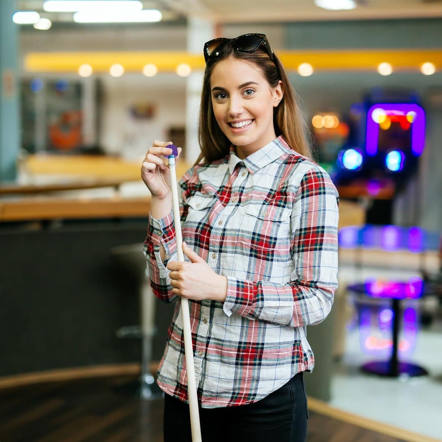 Soporte Magnético para Tiza de Billar PATIKIL Aluminio 3x3cm