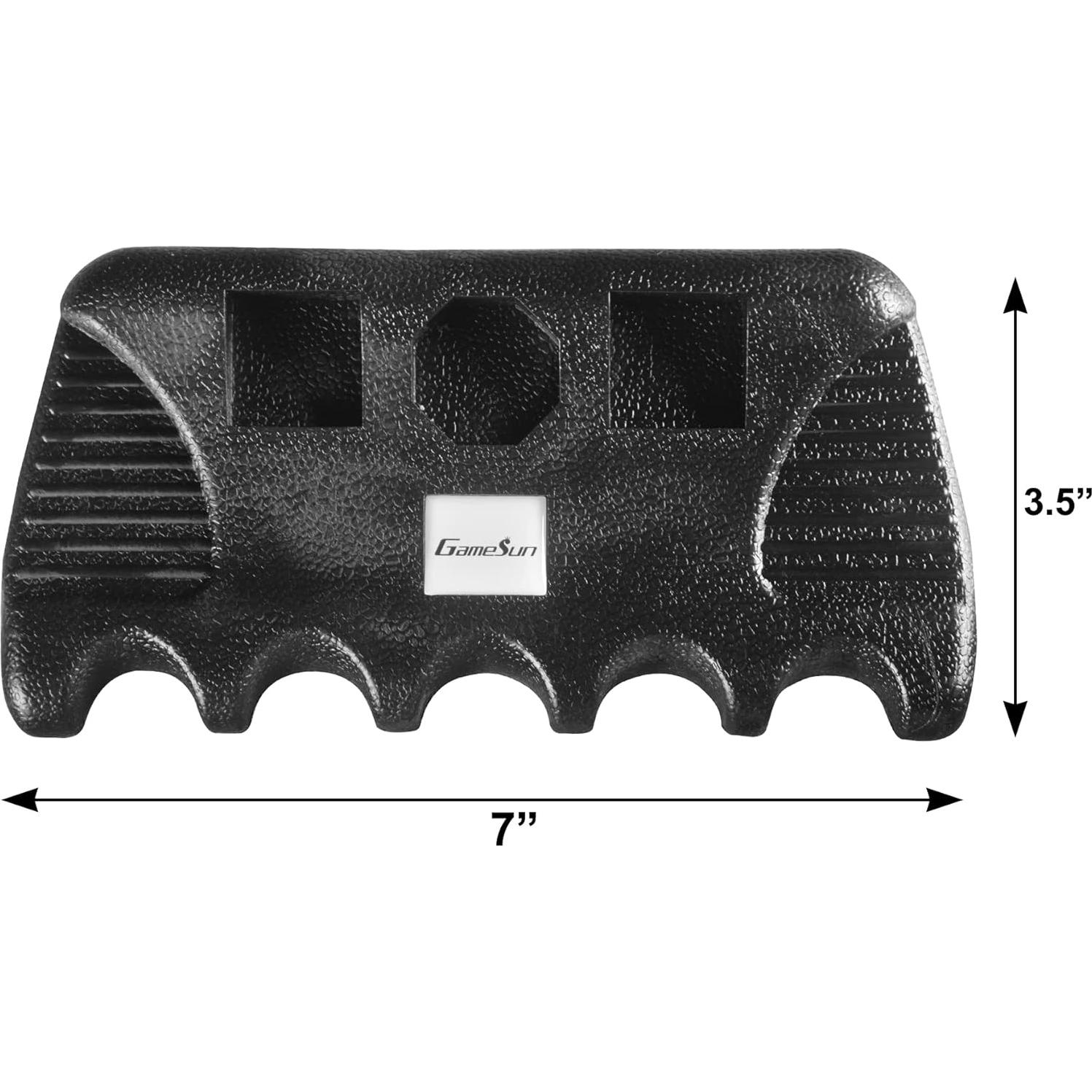 Soporte para Tacos de Billar GAMESUN con 4 Tizas - Portátil