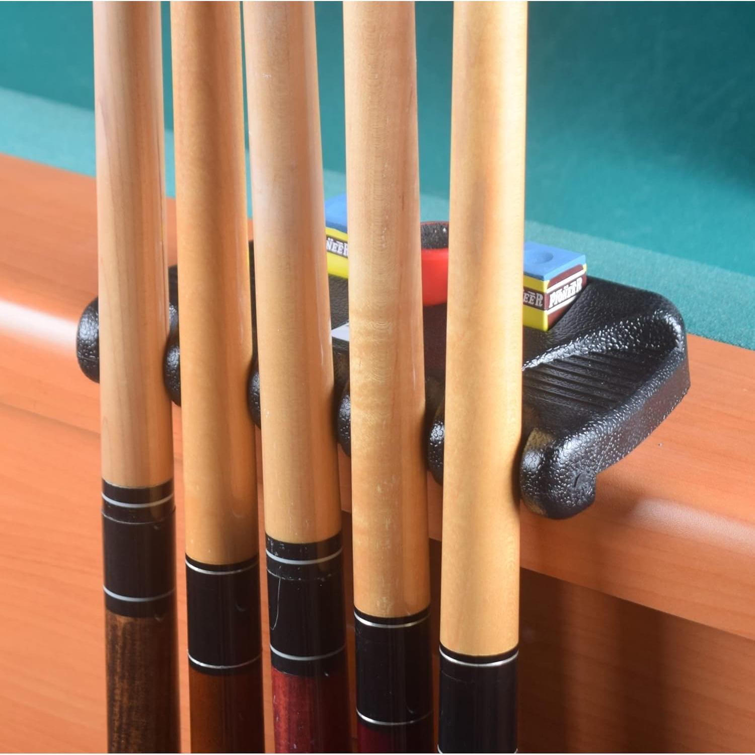 Soporte para Tacos de Billar GAMESUN con 4 Tizas - Portátil