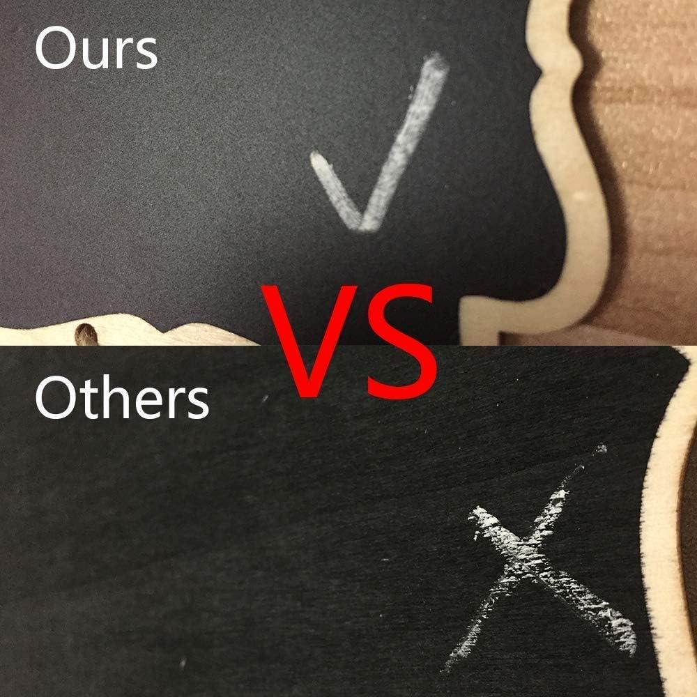 Mini Carteles de Pizarra OleOletOy - 20 Etiquetas Reutilizables