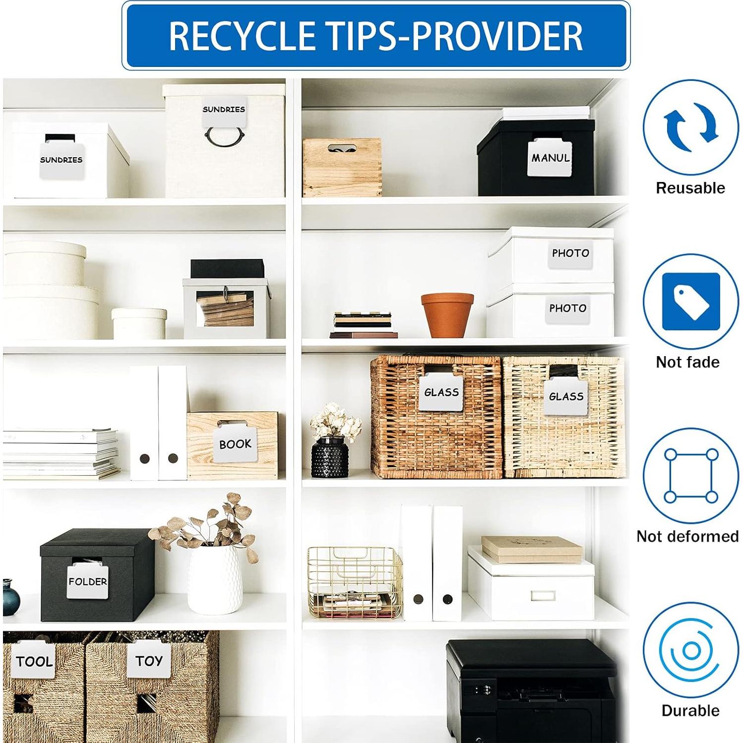 Conjunto de 32 Clips de Etiquetas Chinco con 2 Marcadores