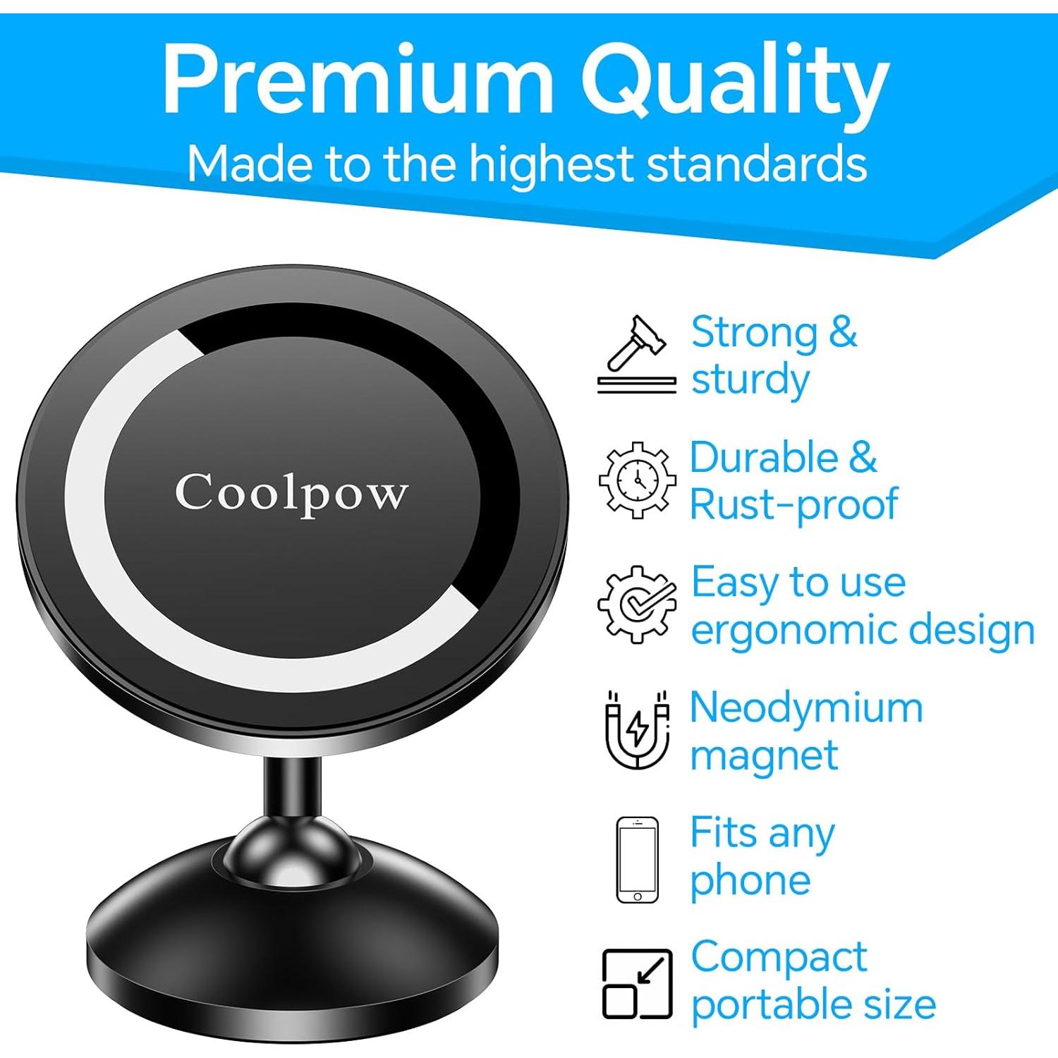 Soporte Magnético Coolpow para Teléfono Gimnasio MagSafe