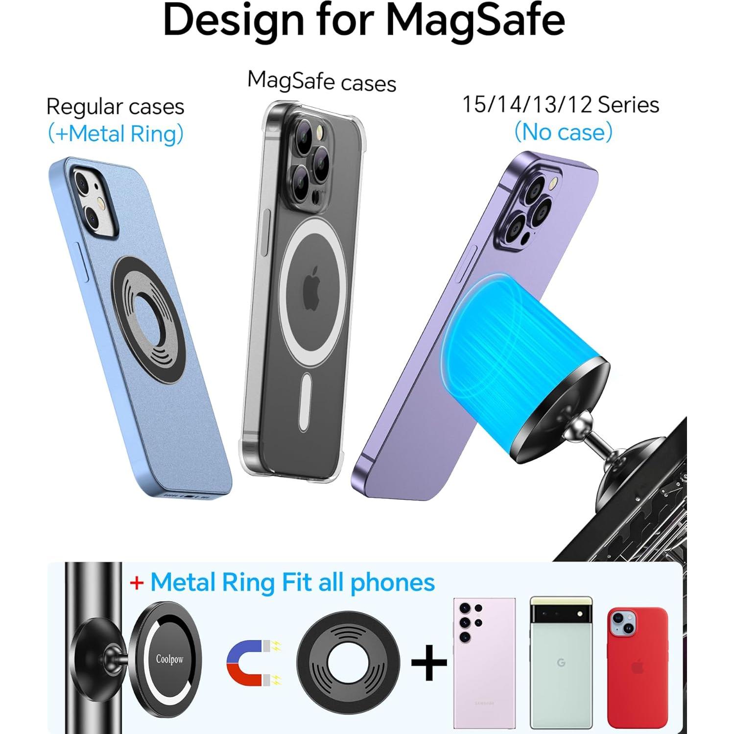 Soporte Magnético Coolpow para Teléfono Gimnasio MagSafe