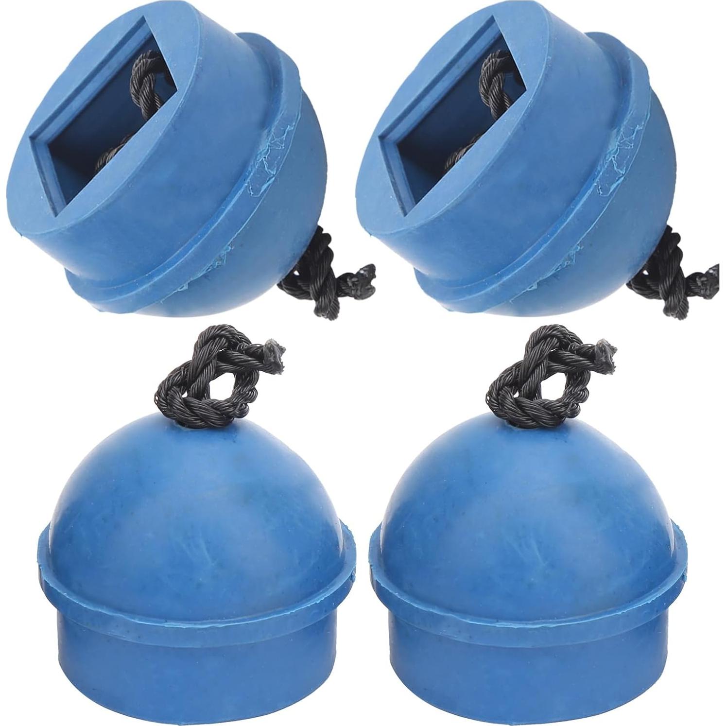 Soporte de Tiza de Goma CYSFETENA para Cue - 4 Piezas