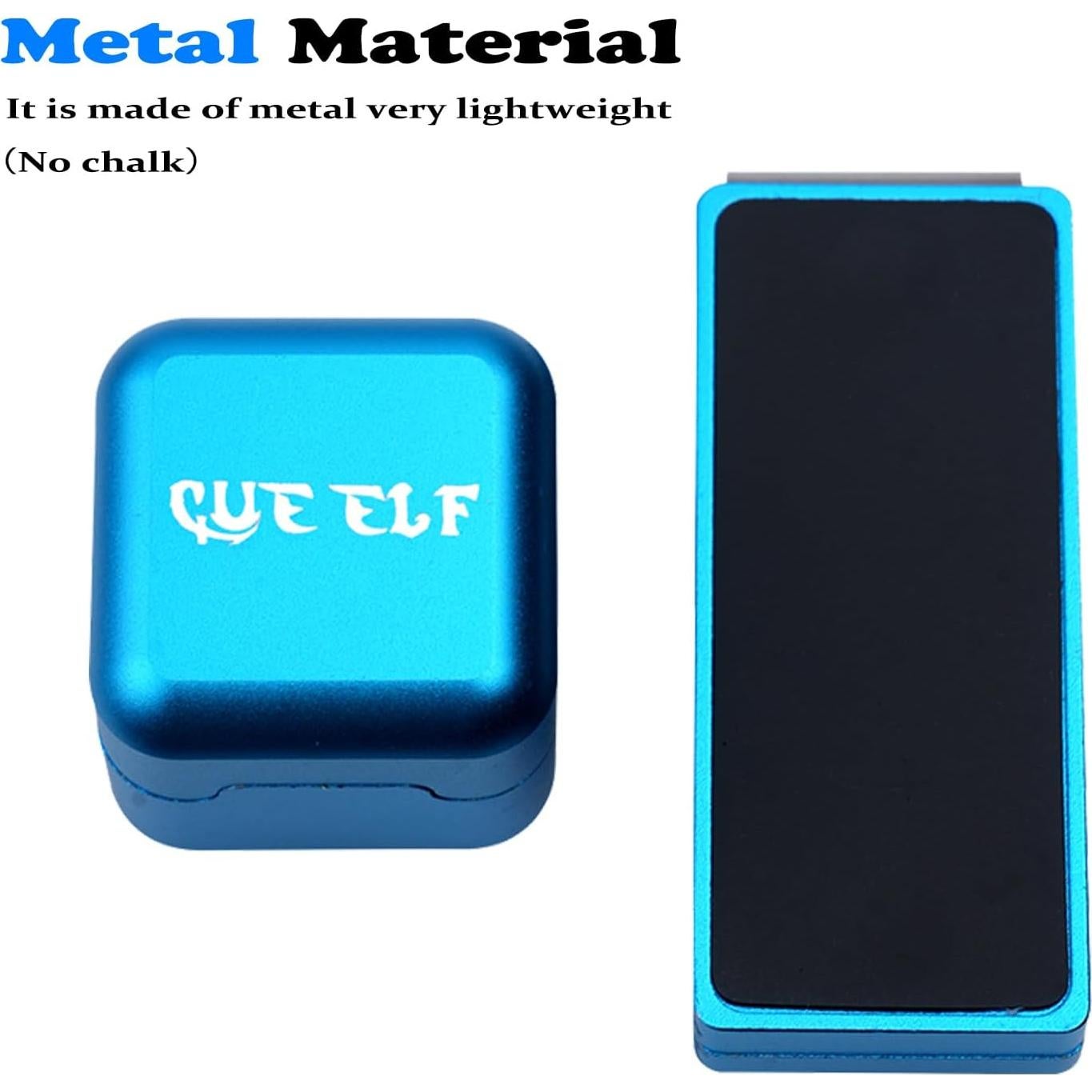 Soporte de Tiza de Billar CUEELF Mini Magnético Azul