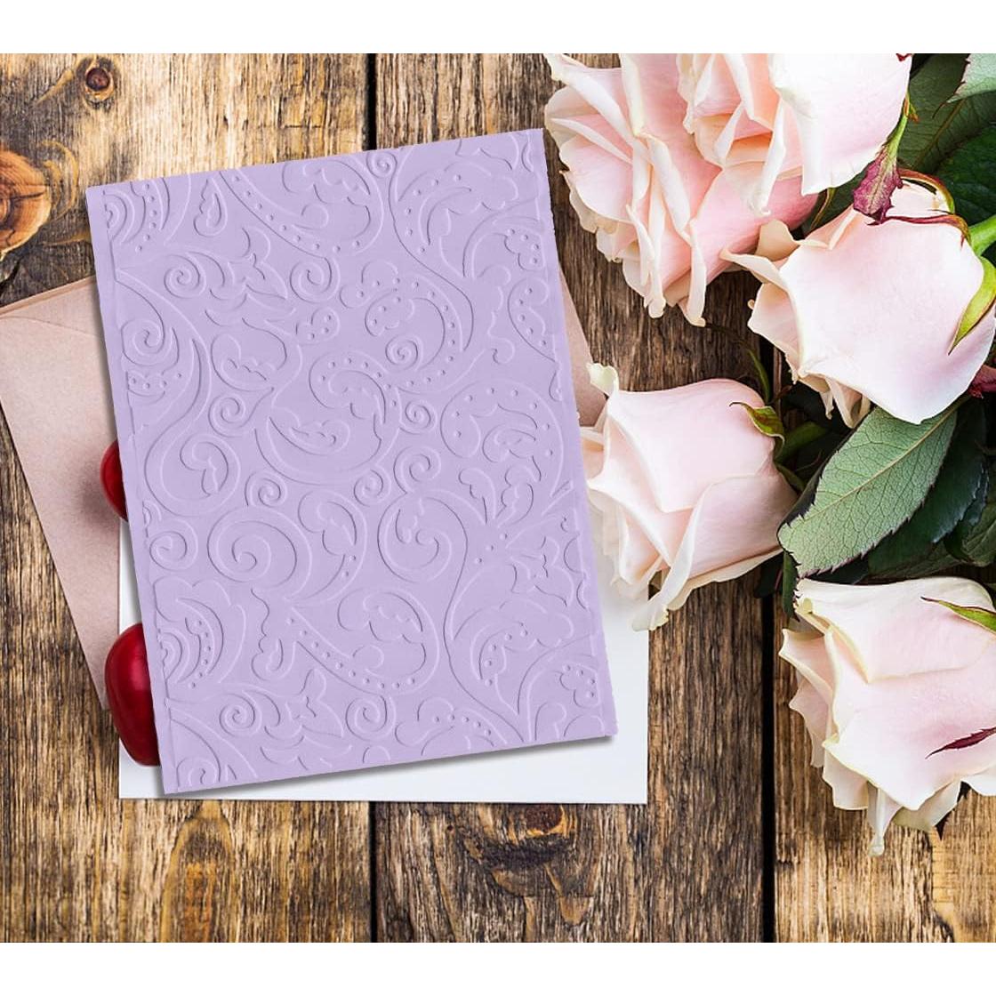 Carpeta de Embossing ALIBBON Vides 17.78x12.45 cm para Scrapbooking