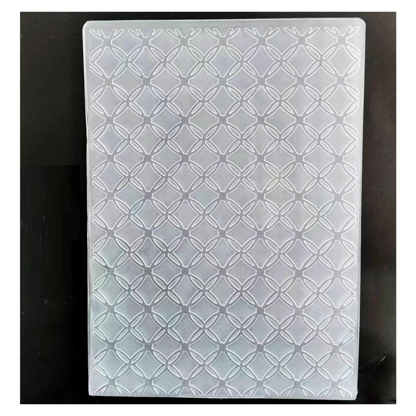 Carpeta de Relieve Plástico WooYangFun 20x12.5cm para Scrapbooking