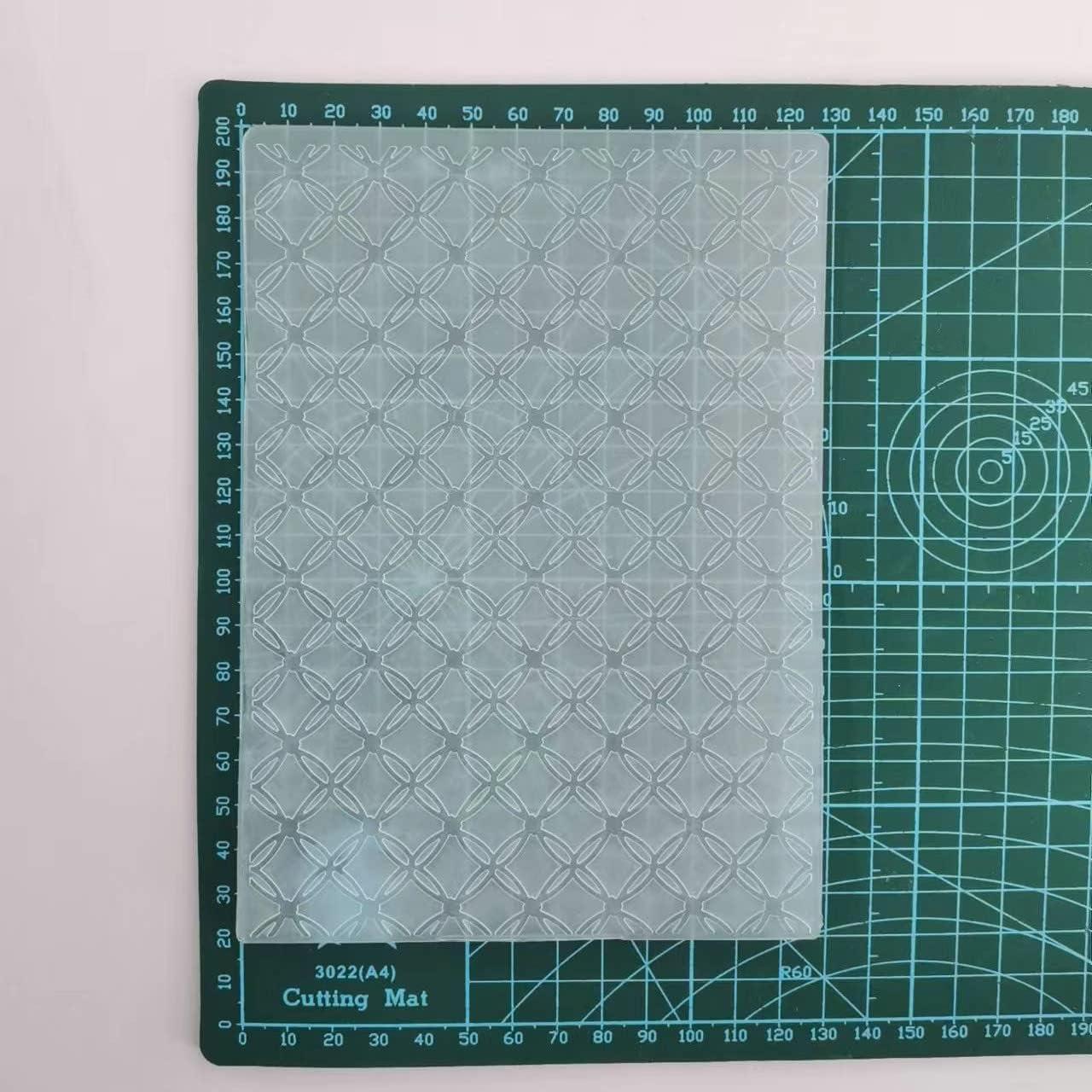 Carpeta de Relieve Plástico WooYangFun 20x12.5cm para Scrapbooking