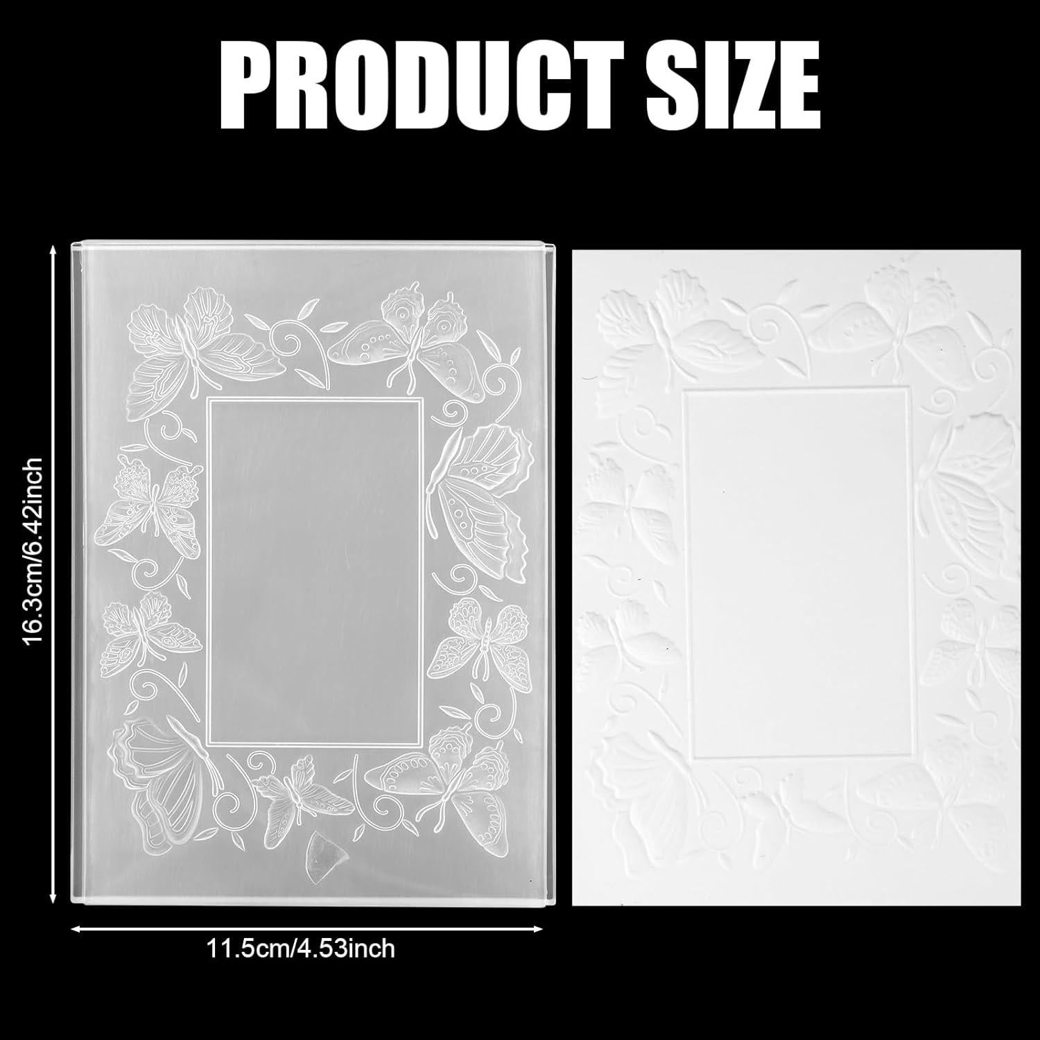 Carpeta de Relieve 3D Mariposa Gosknor 16.3x11.5cm Manualidades