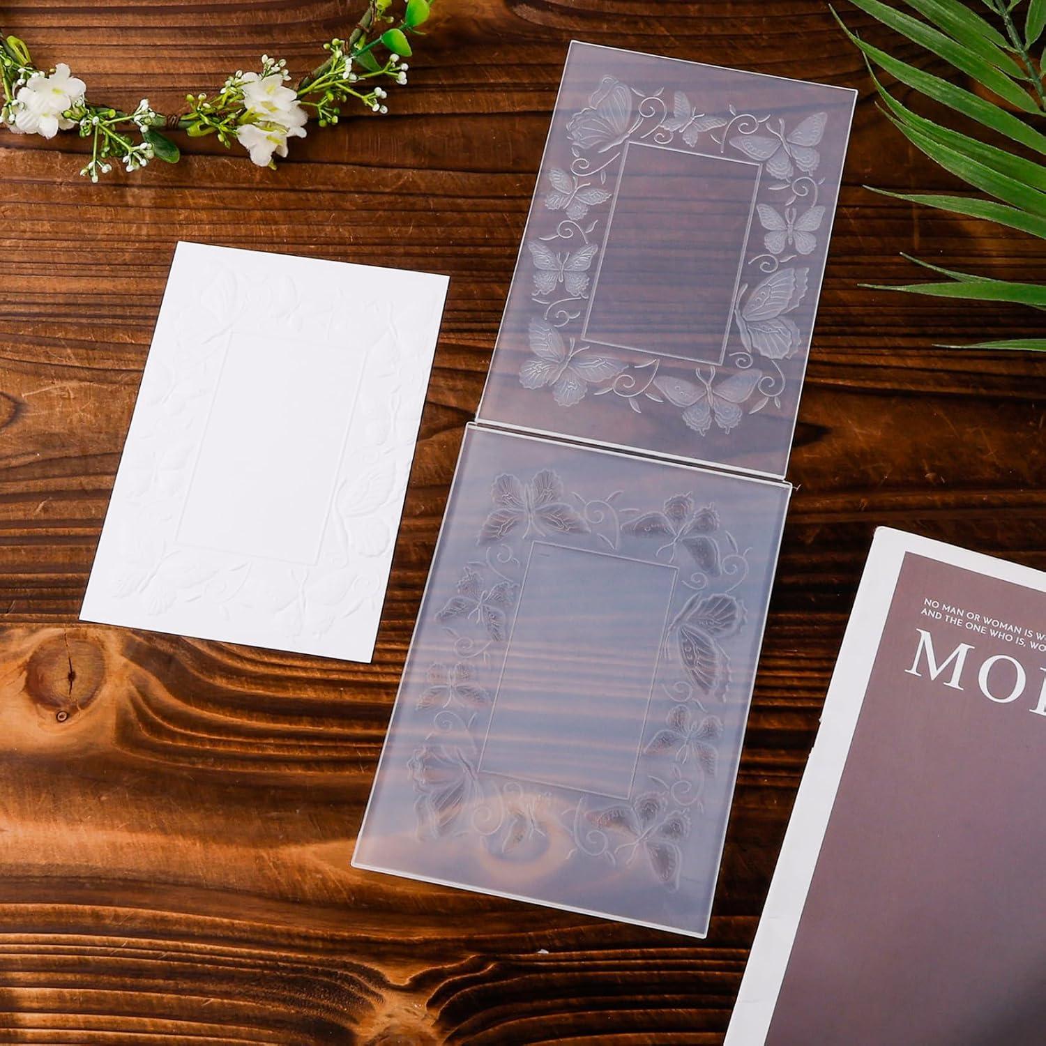 Carpeta de Relieve 3D Mariposa Gosknor 16.3x11.5cm Manualidades