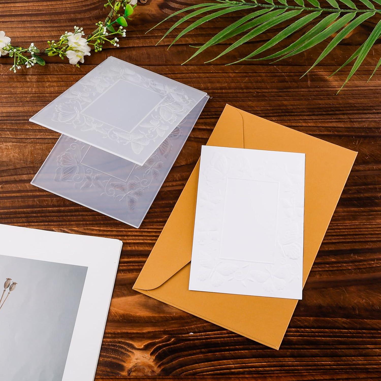 Carpeta de Relieve 3D Mariposa Gosknor 16.3x11.5cm Manualidades