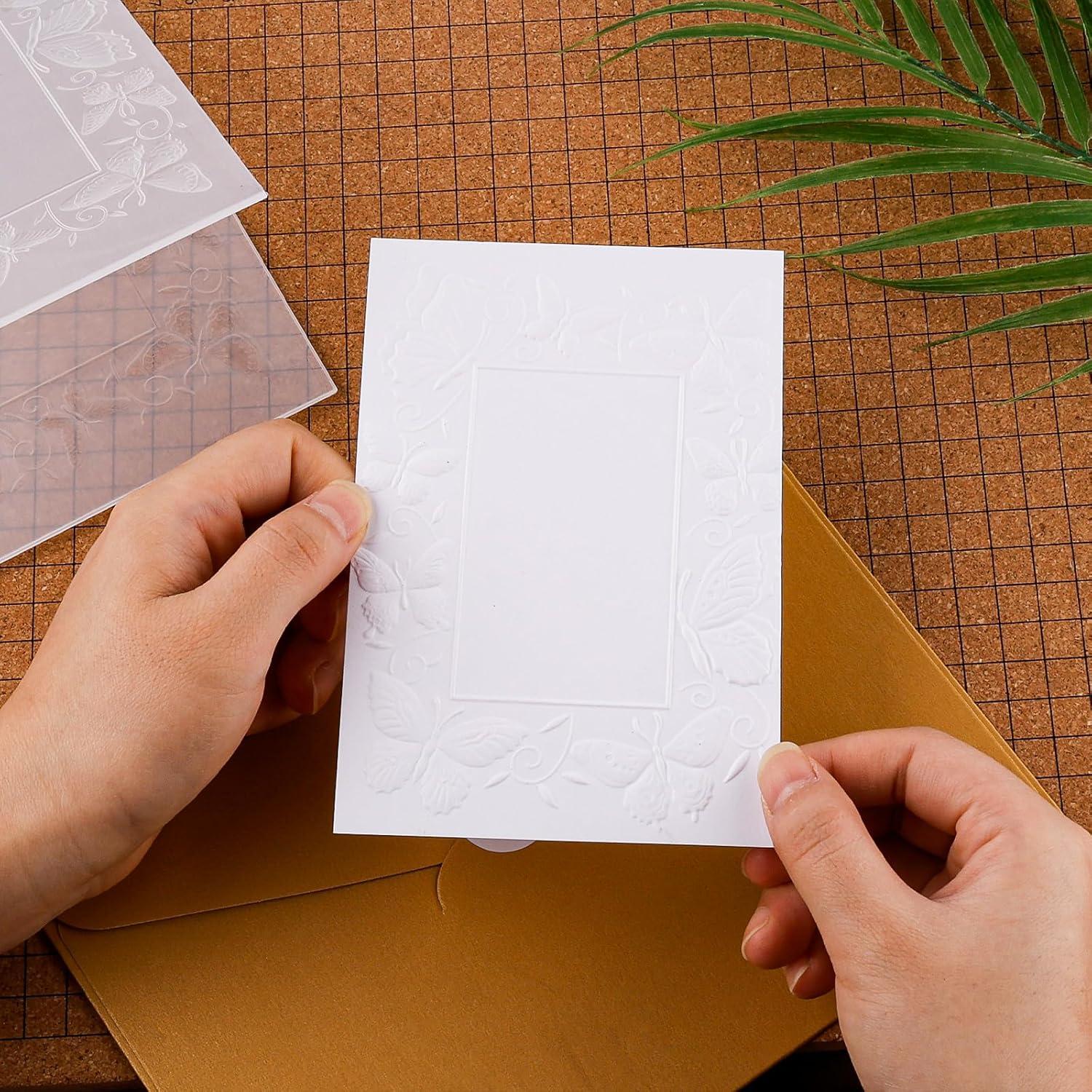 Carpeta de Relieve 3D Mariposa Gosknor 16.3x11.5cm Manualidades