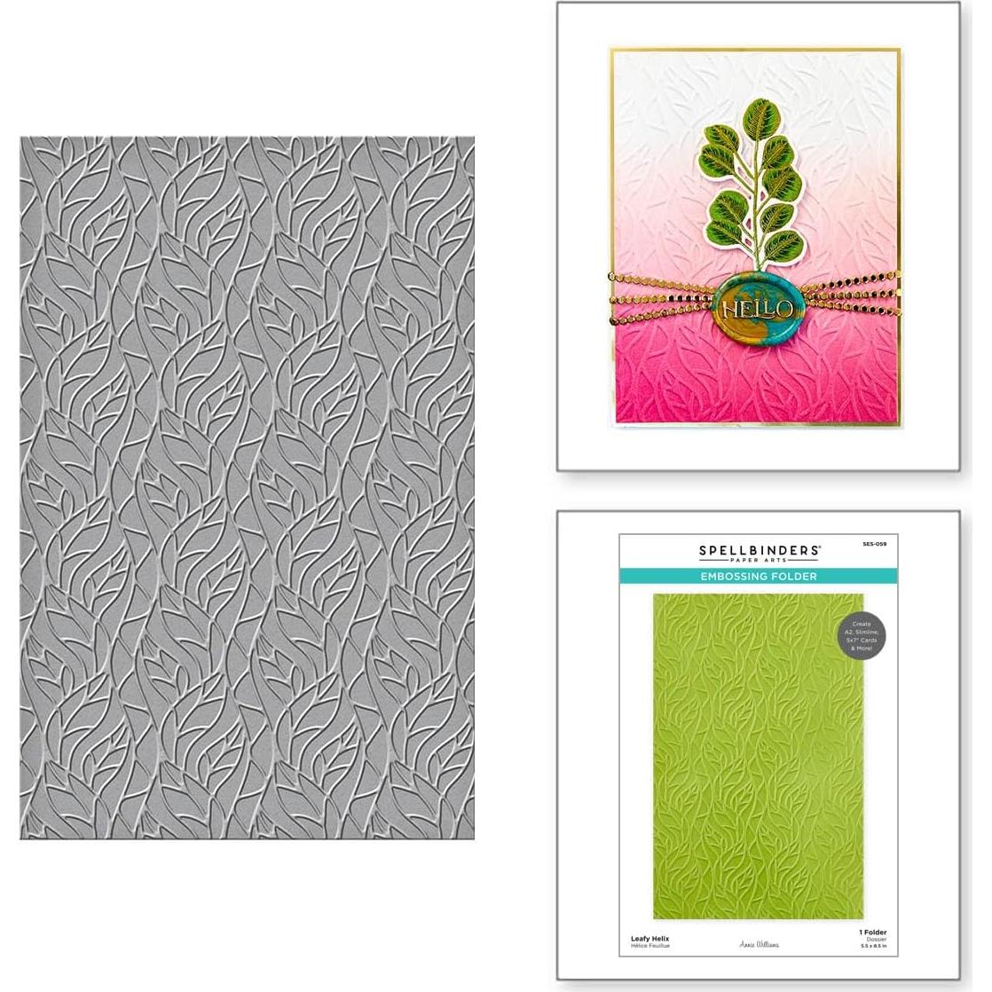 Carpeta de Embossing Spellbinders Helix 13.97 x 21.60 cm