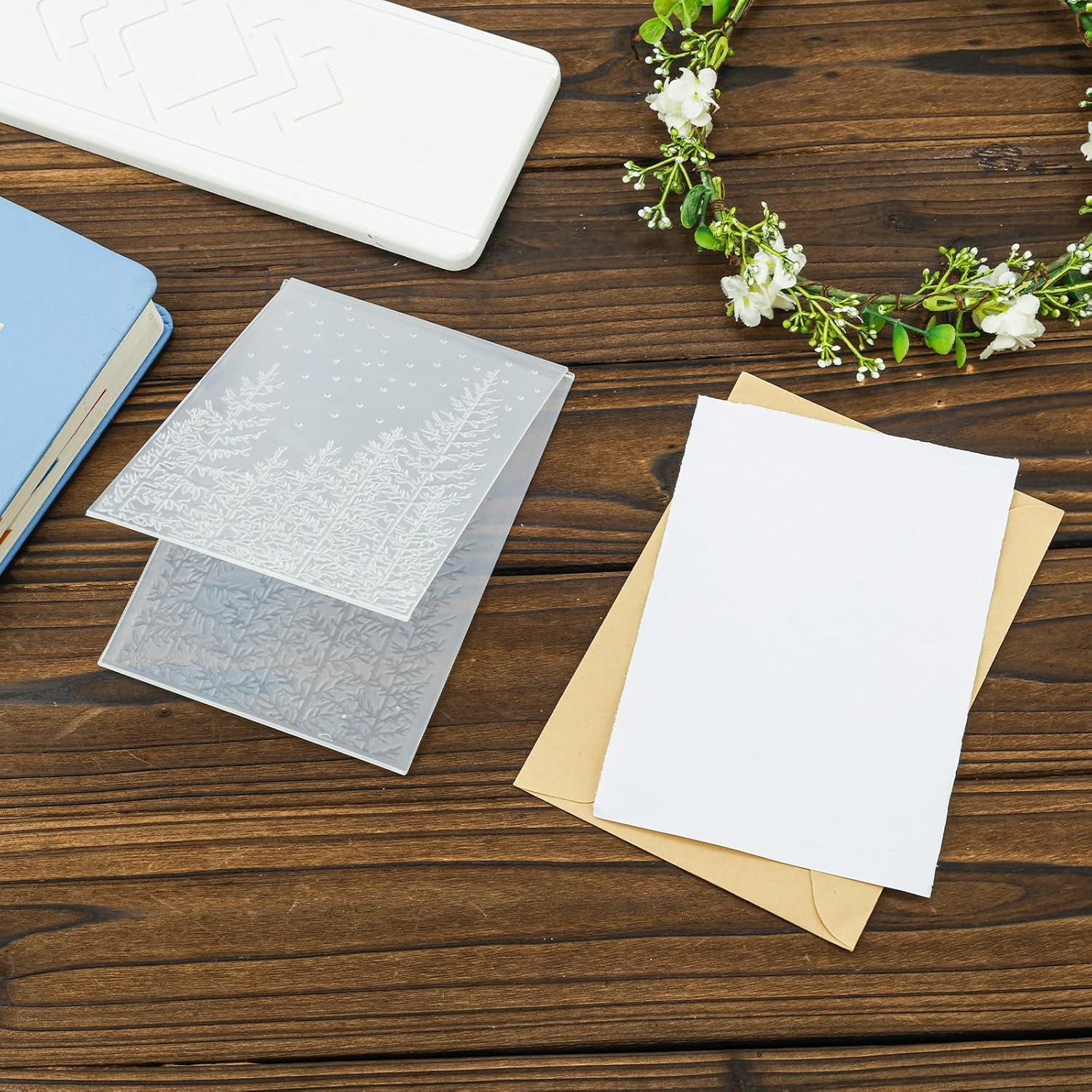 Carpeta de Embossing 3D XIHIRCD Árbol de Pino 16.3x11.5 cm