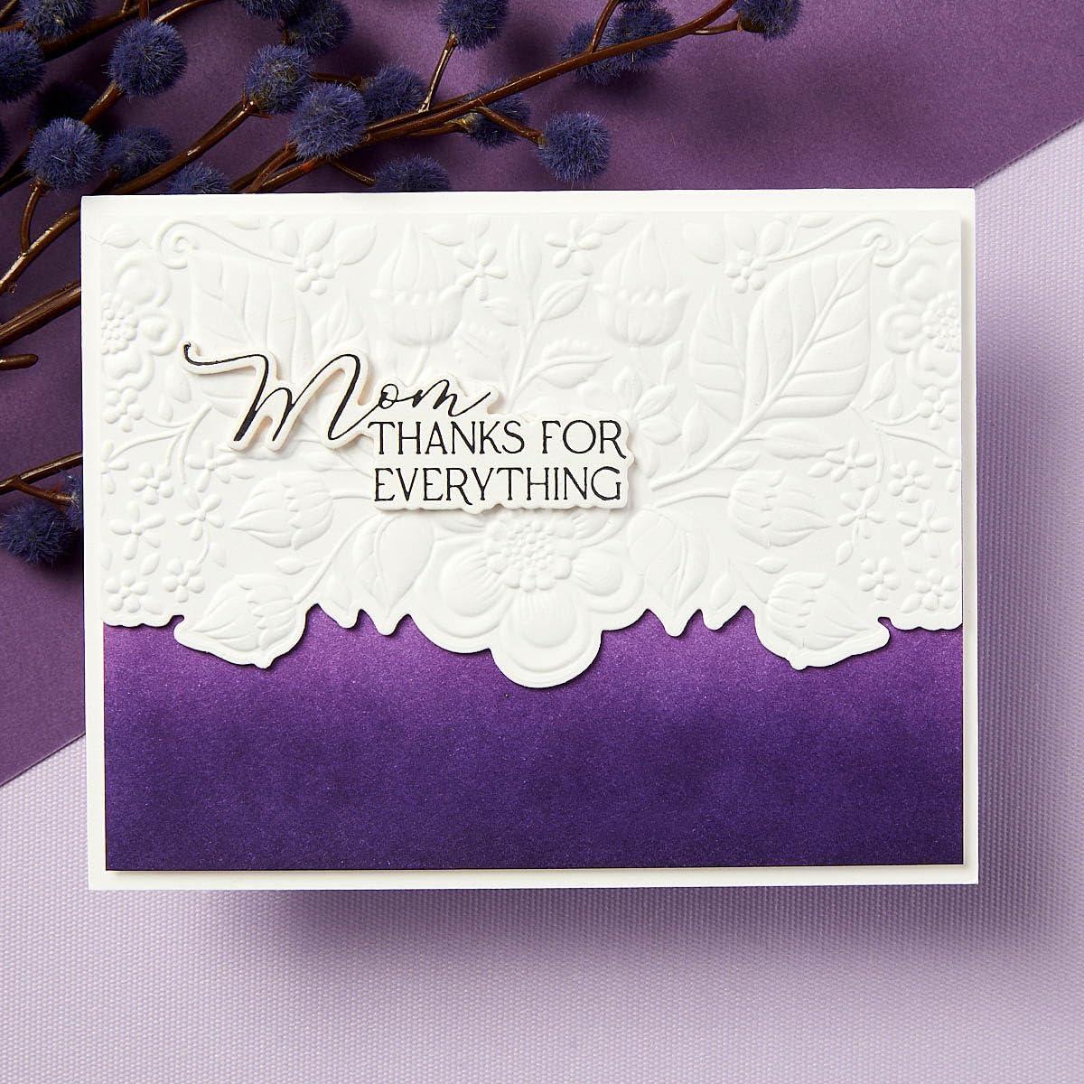 Carpeta de Embossing 3D Luxe Backdrop y Border Spellbinders