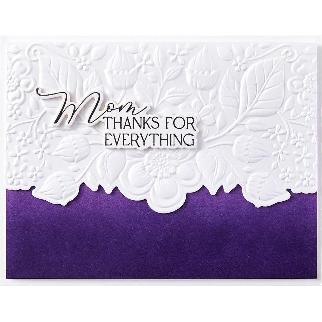 Carpeta de Embossing 3D Luxe Backdrop y Border Spellbinders