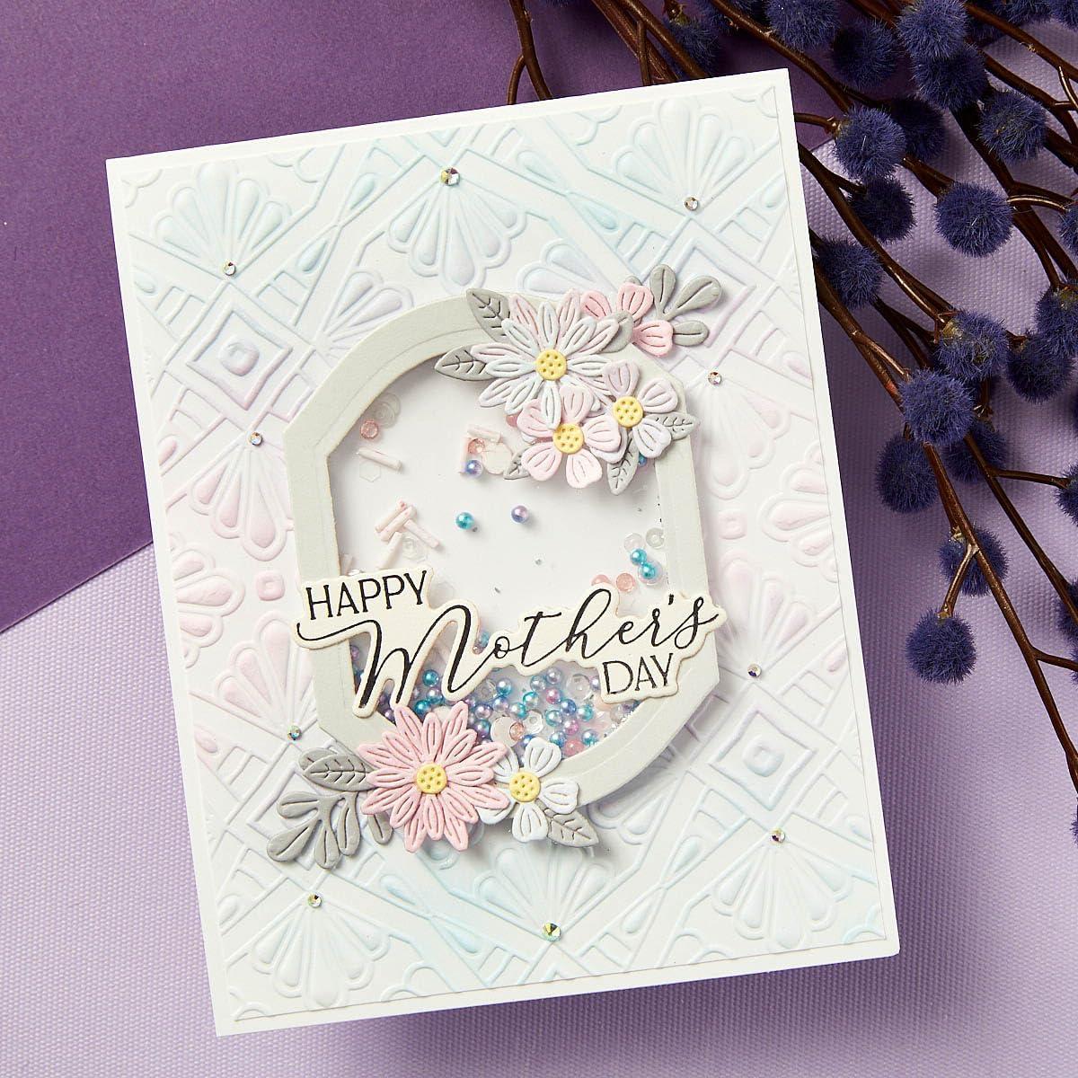 Carpeta de Embossing 3D Luxe Backdrop y Border Spellbinders