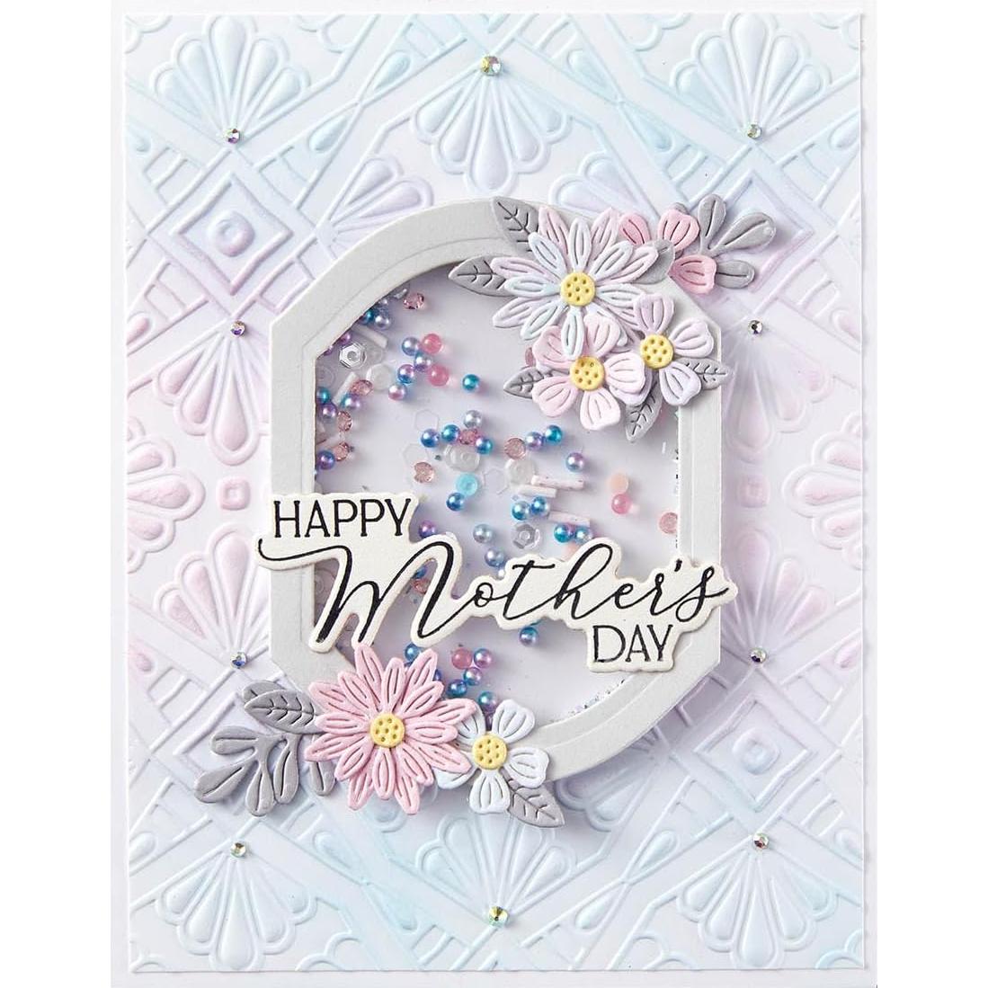 Carpeta de Embossing 3D Luxe Backdrop y Border Spellbinders