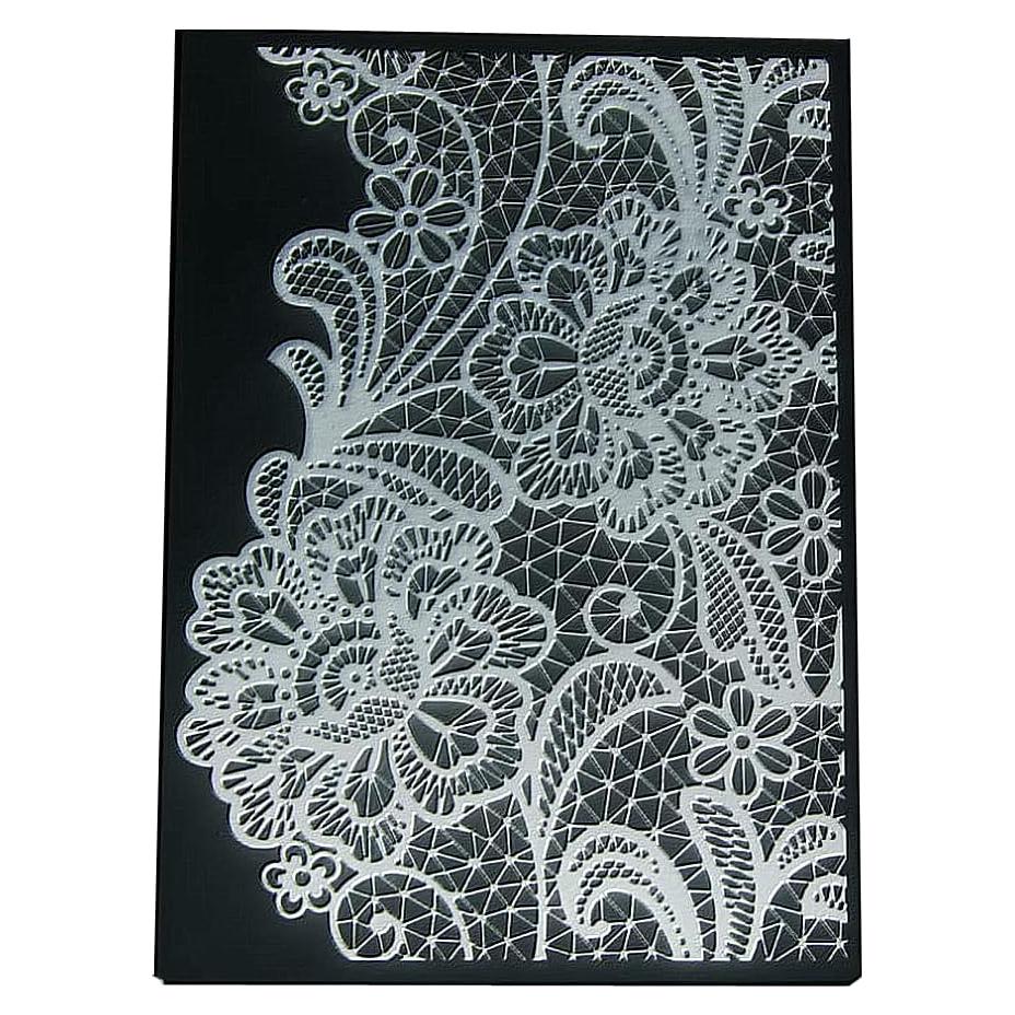 Carpeta de Embossing PUPUZAO Plástico 10.5x14.6 cm Floral
