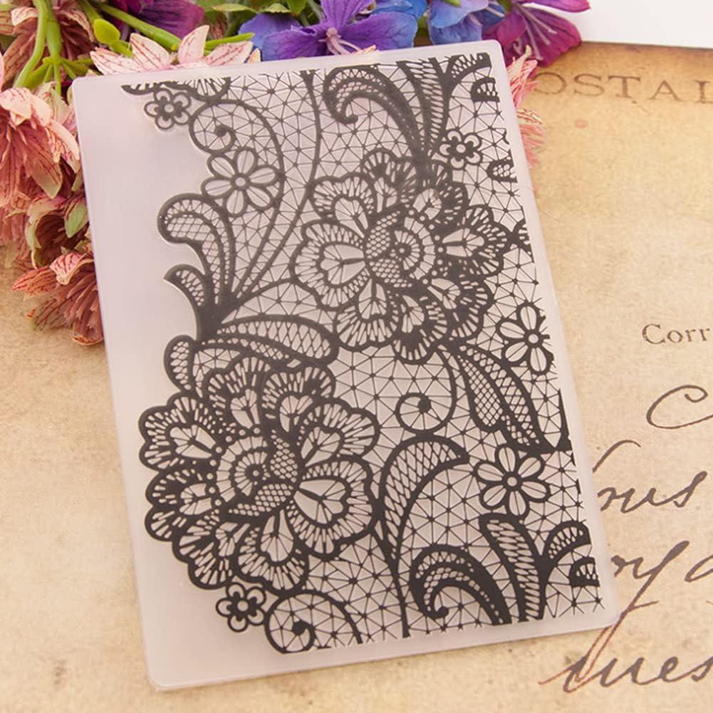 Carpeta de Embossing PUPUZAO Plástico 10.5x14.6 cm Floral