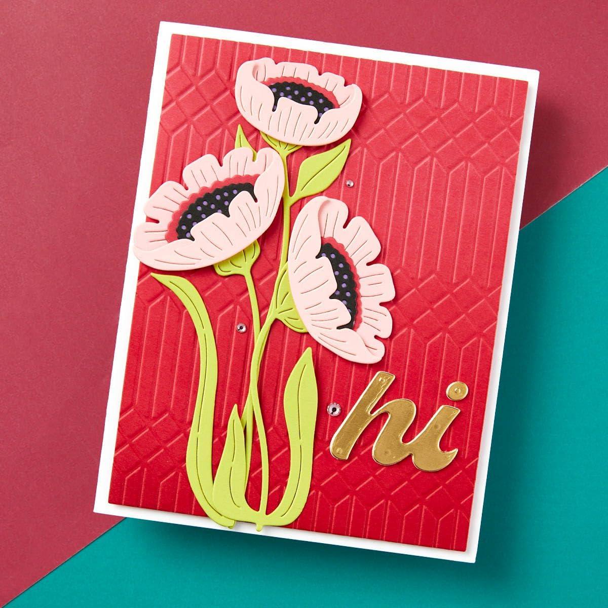 Carpeta de Embossing Columnas Spellbinders Fresh Picked 13.97x21.60 cm