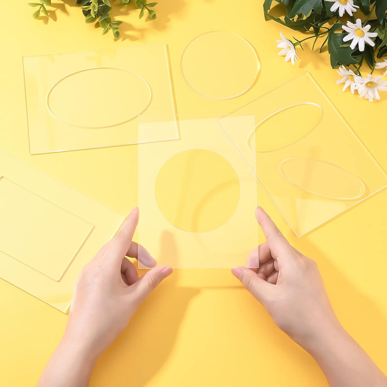 BENECREAT Juego de 4 Carpetas de Embossing 15.2x11.4cm