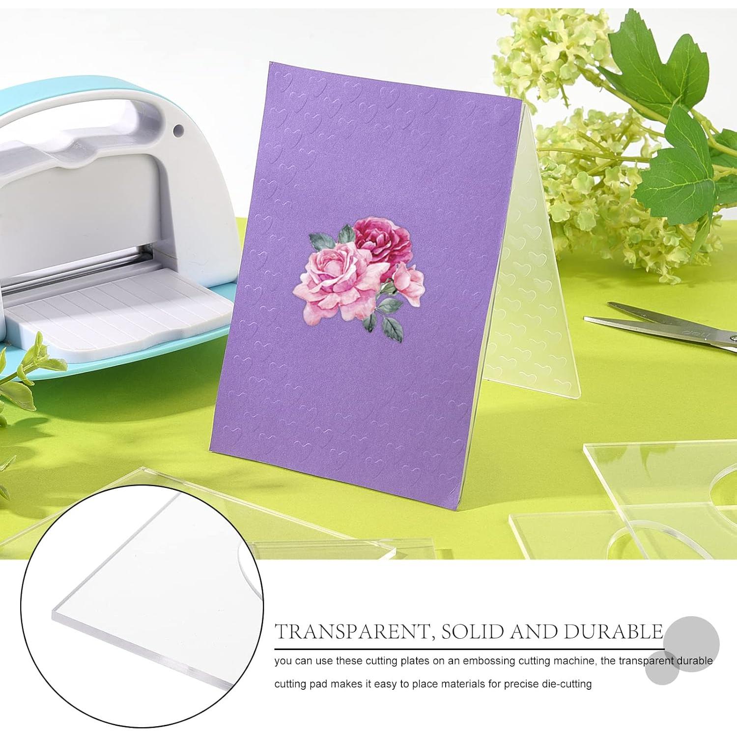 BENECREAT Juego de 4 Carpetas de Embossing 15.2x11.4cm