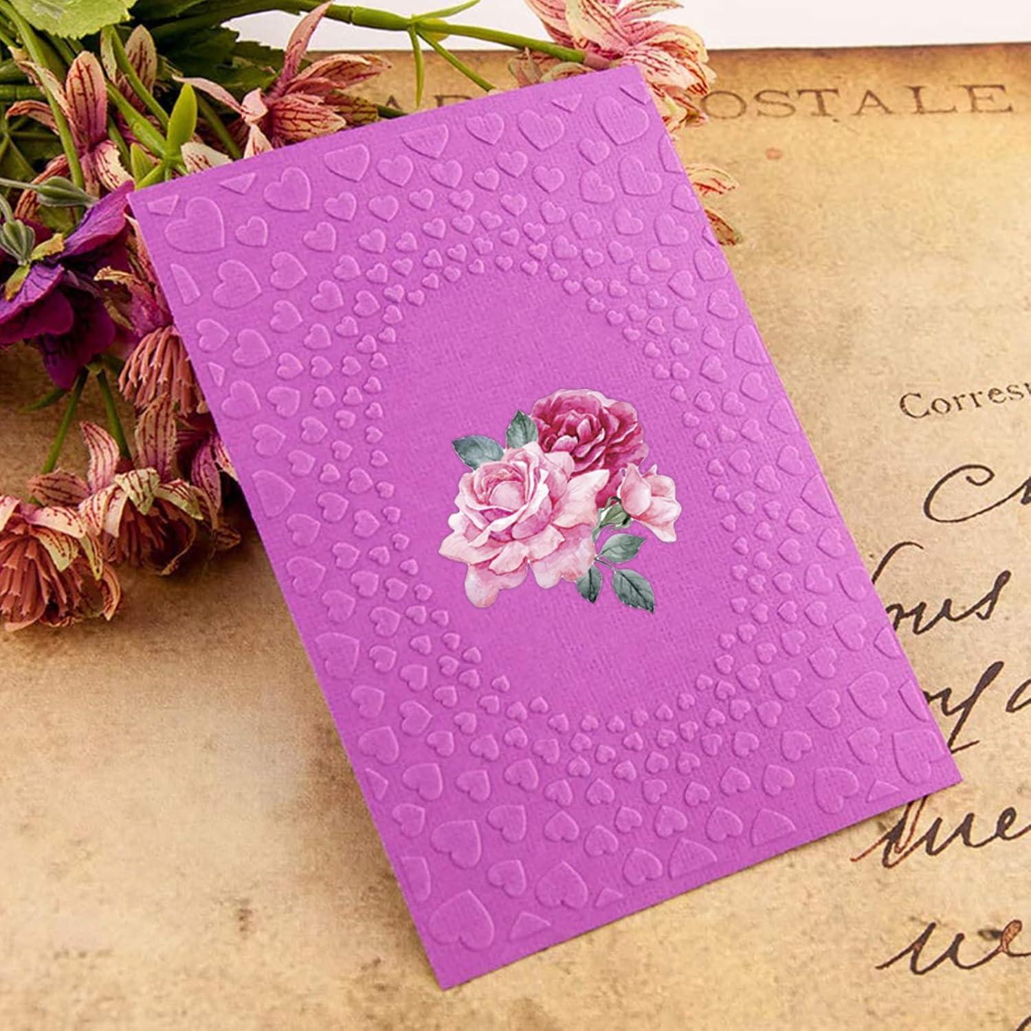 BENECREAT Juego de 4 Carpetas de Embossing 15.2x11.4cm