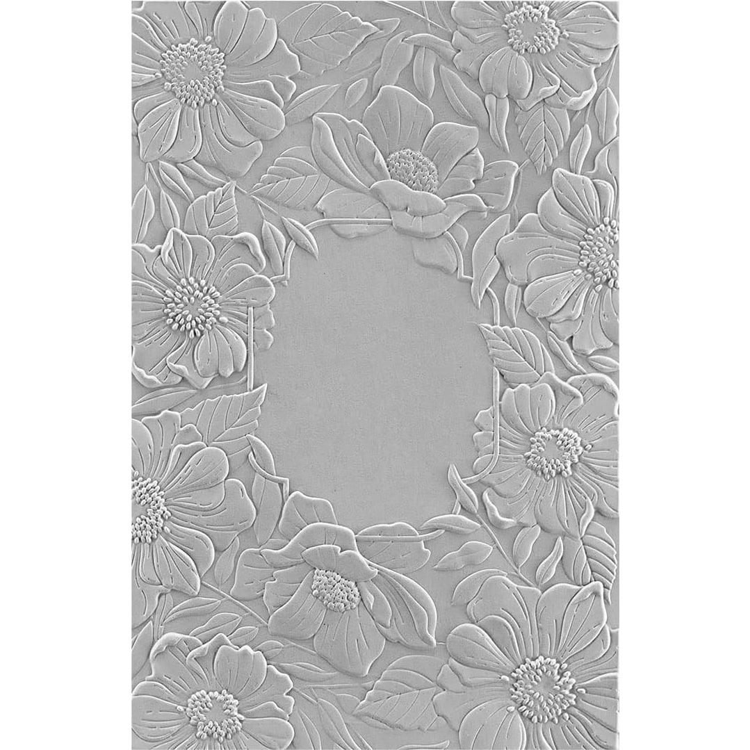 Carpeta de Embossing 3D Spellbinders Floral 22.1x14.5 cm