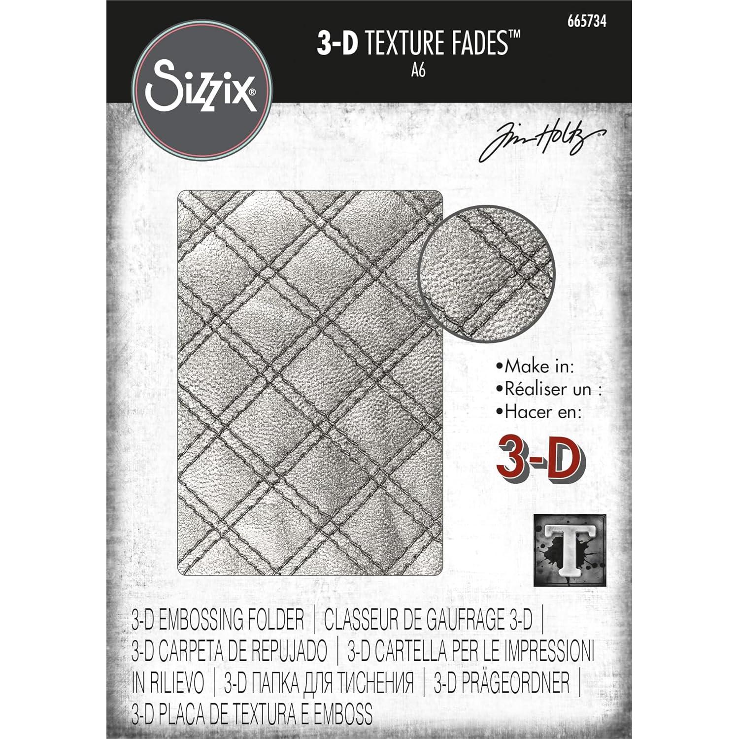 Carpeta de Embossing 3D Sizzix Tim Holtz 665734 Multicolor 15.9x10.8cm