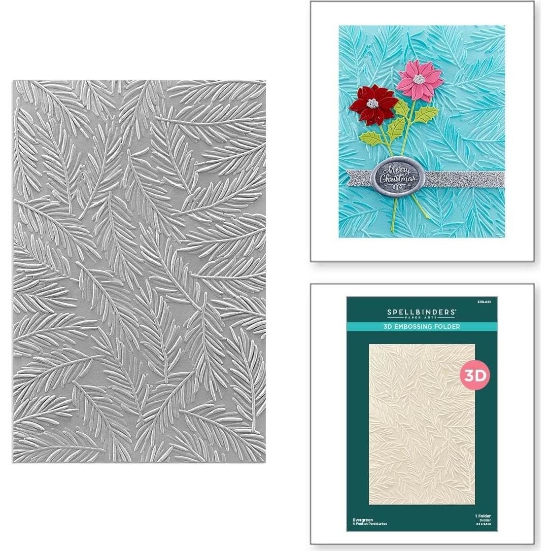 Carpeta de Embossing 3D Evergreen Spellbinders 14x22 cm