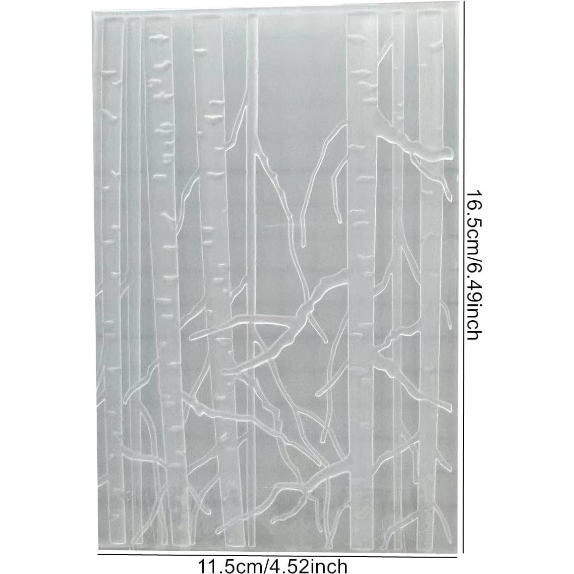 Carpeta de Relieve 3D DIYology Árbol de Abedul 16.5x11.5cm