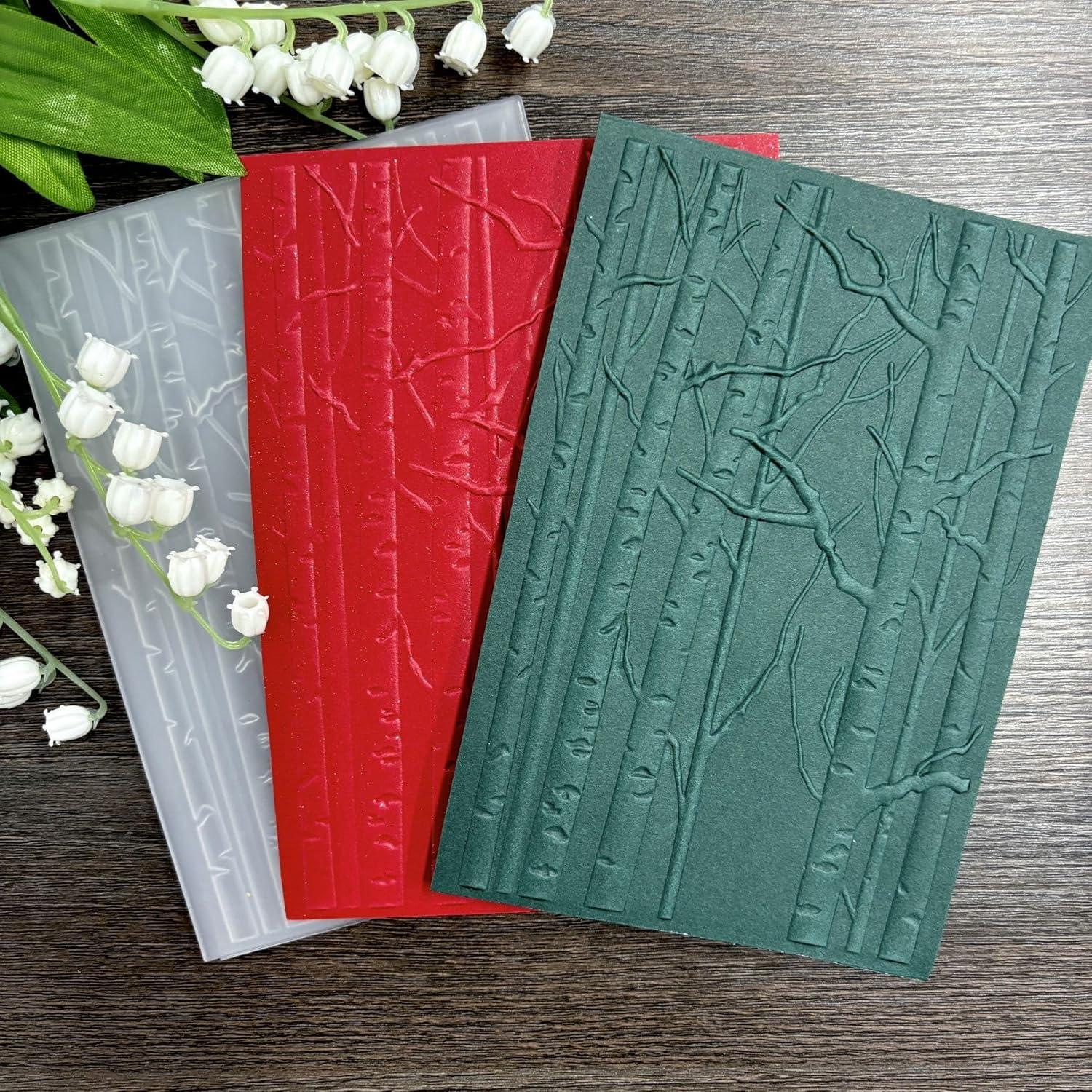 Carpeta de Relieve 3D DIYology Árbol de Abedul 16.5x11.5cm