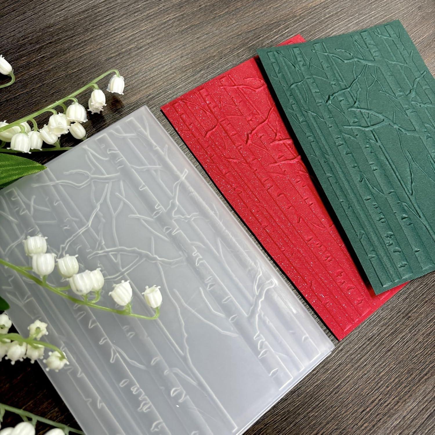 Carpeta de Relieve 3D DIYology Árbol de Abedul 16.5x11.5cm