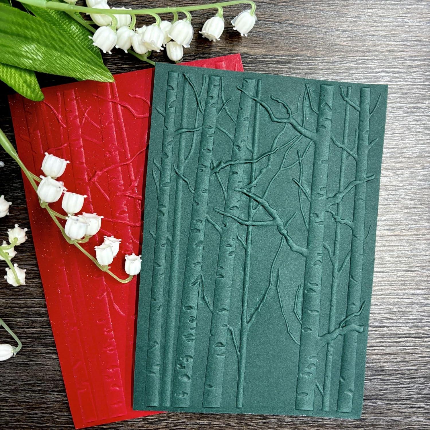 Carpeta de Relieve 3D DIYology Árbol de Abedul 16.5x11.5cm